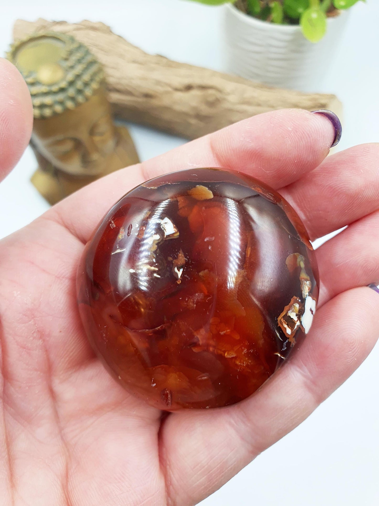 Large Carnelian Palm