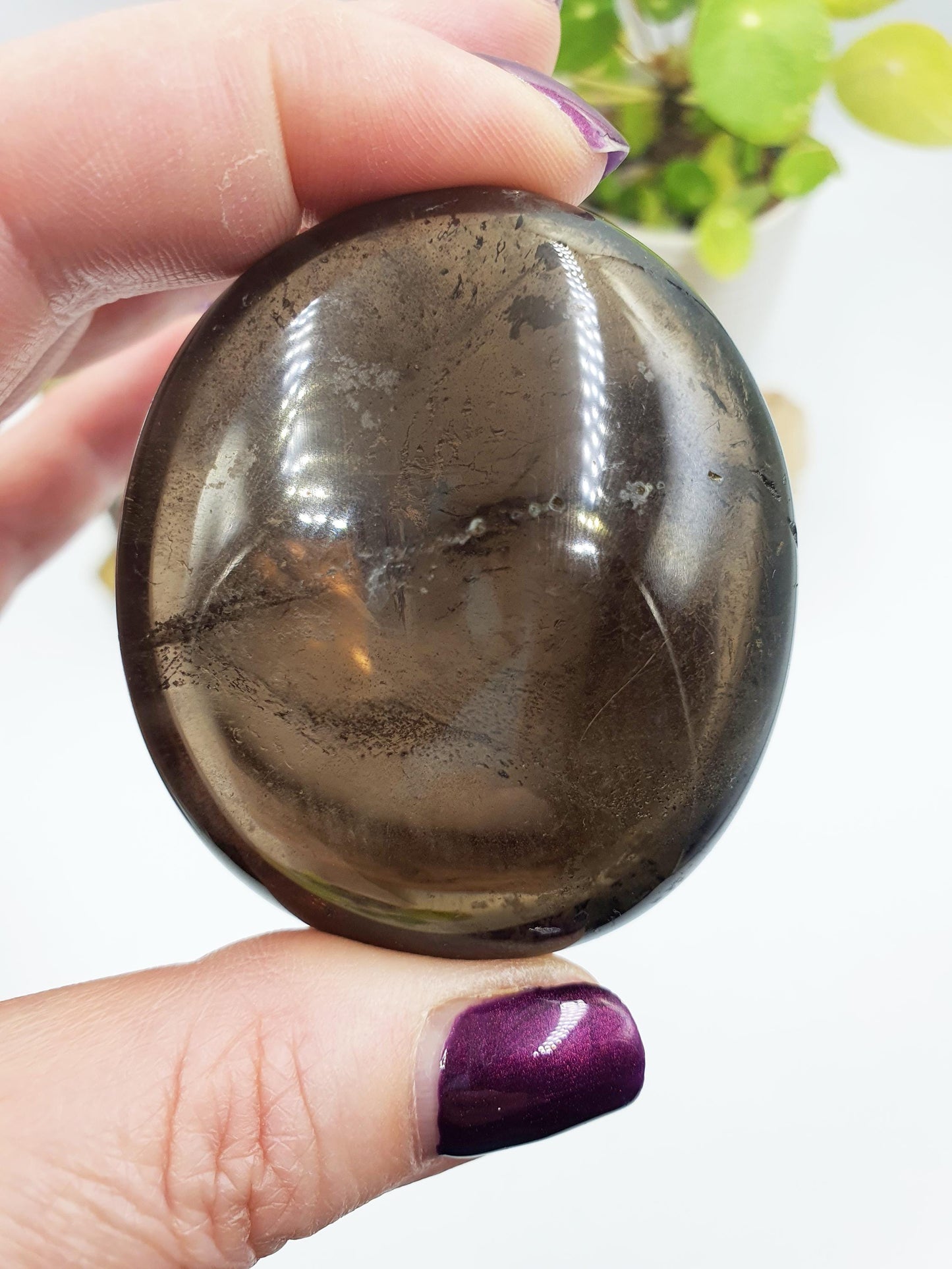Smoky Quartz Palm