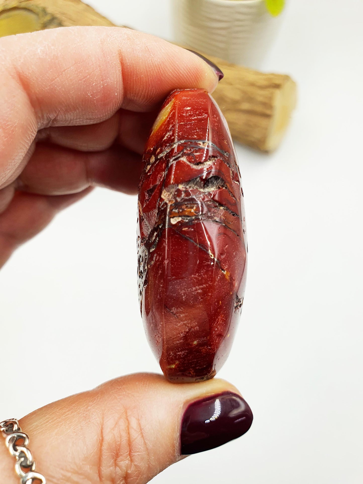 Large Mookaite Jasper Palm