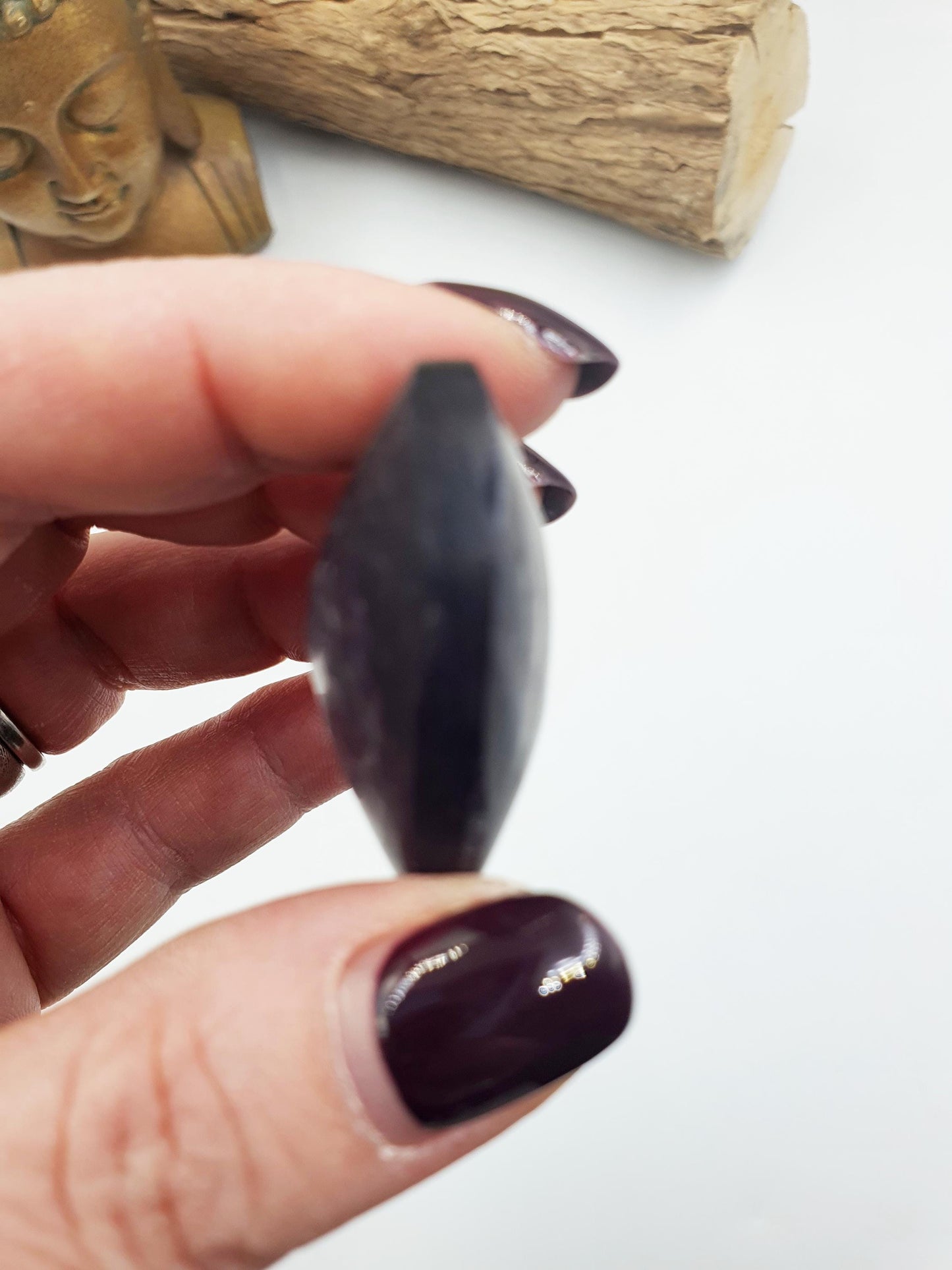 Little Purple Mica Puff Heart