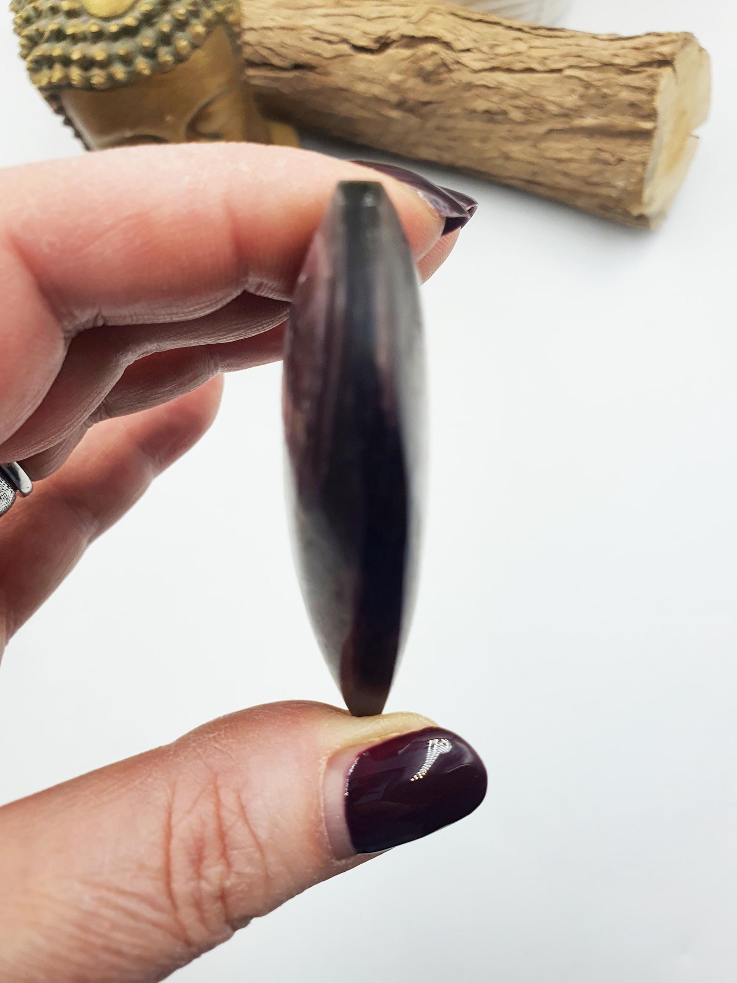 Flashy Large Purple Mica Puff Heart