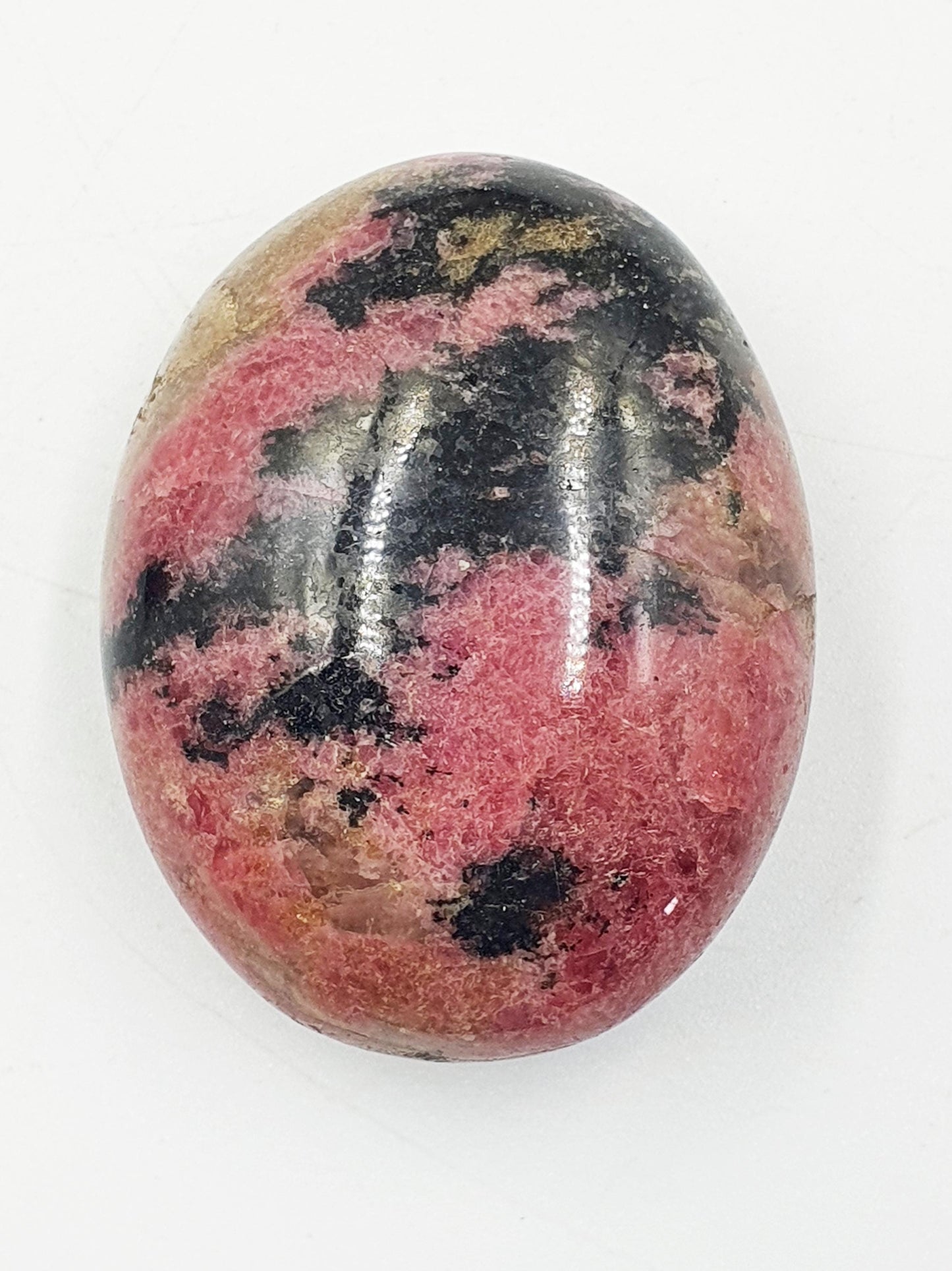 Rhodonite Palm Stone