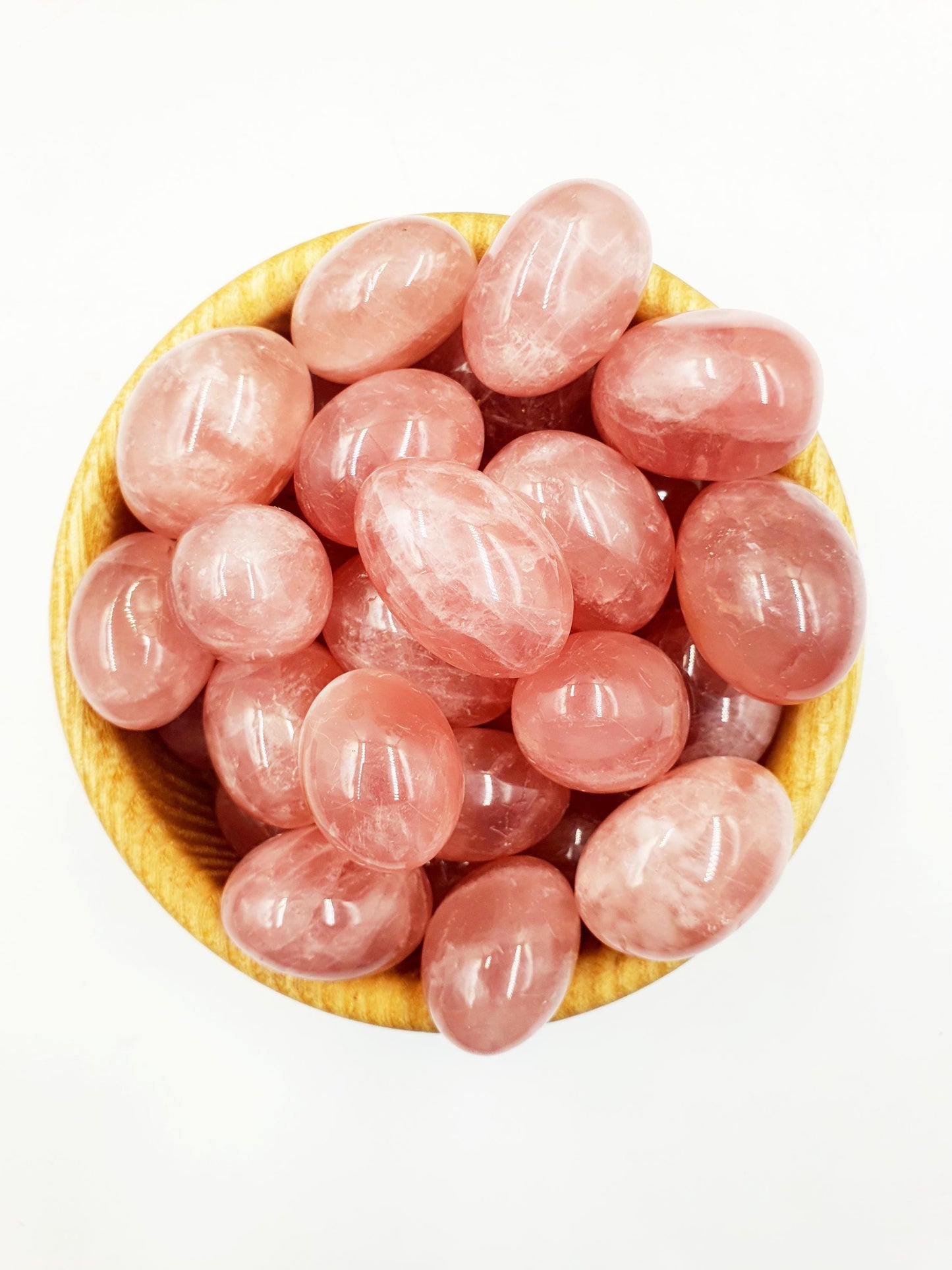 Dark Rose Quartz Tumbles