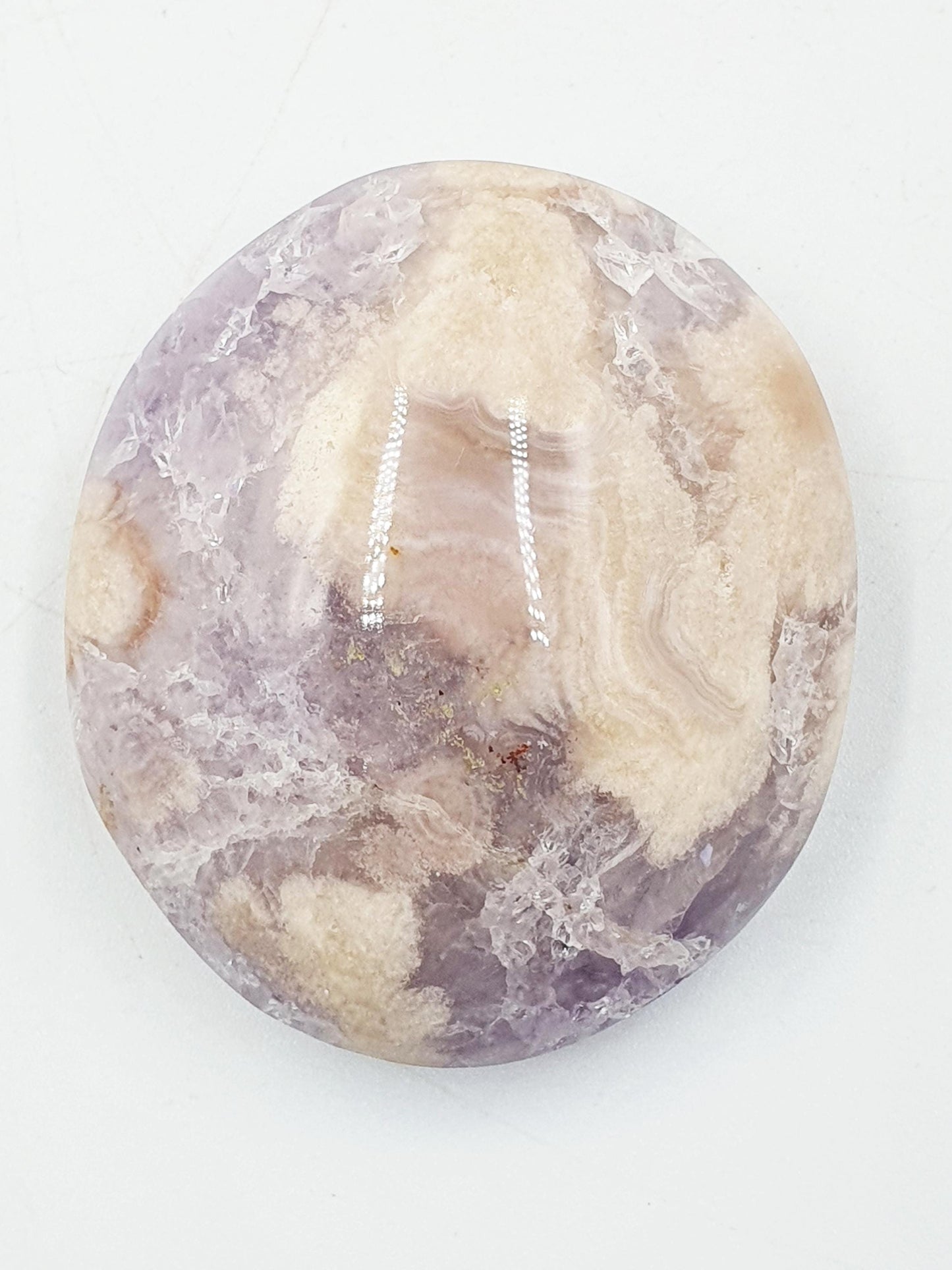 Rare High Grade Pink Amethyst druzy Palm with large teeth