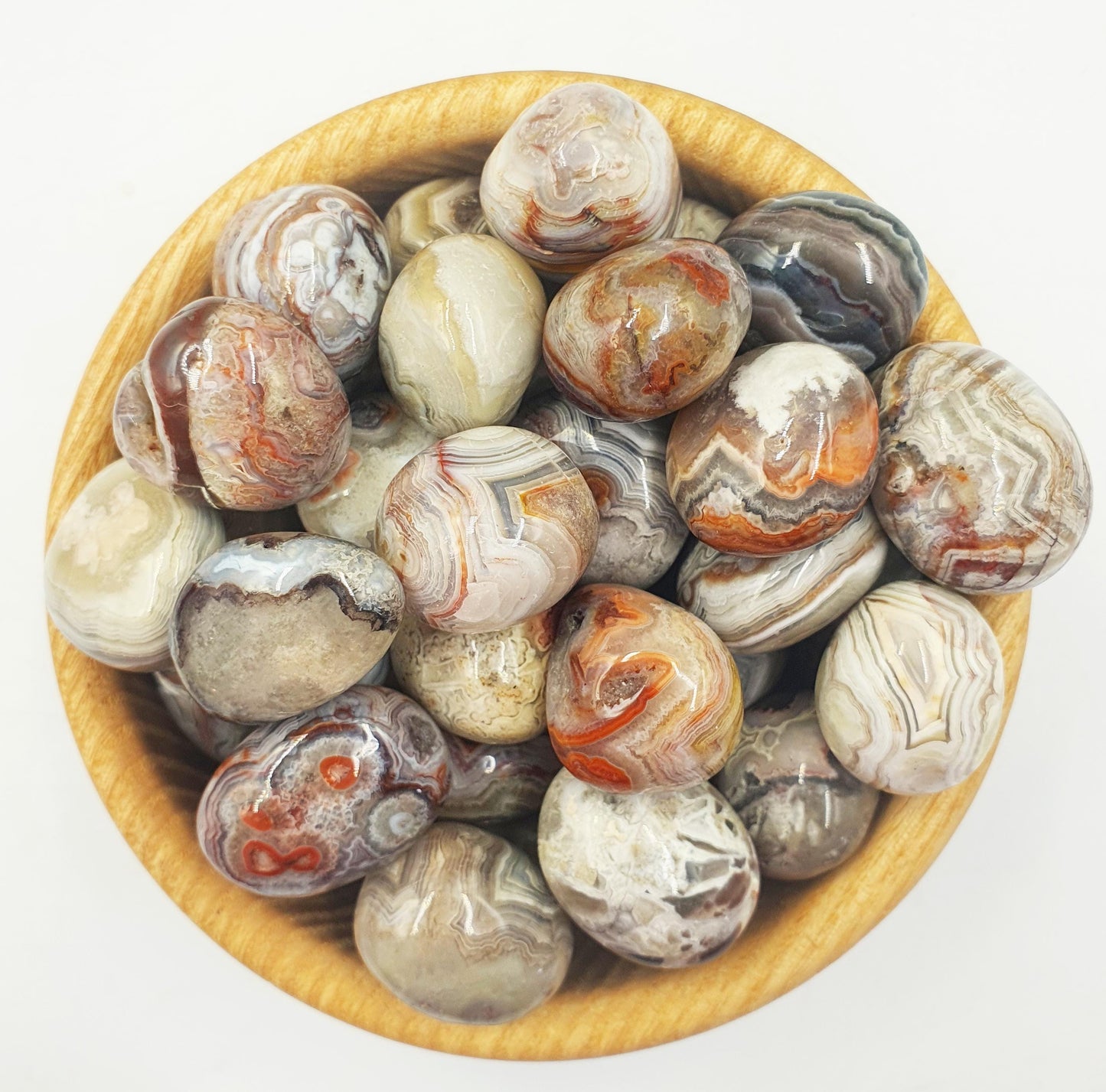 Mexican Crazy Lace Agate Tumbles