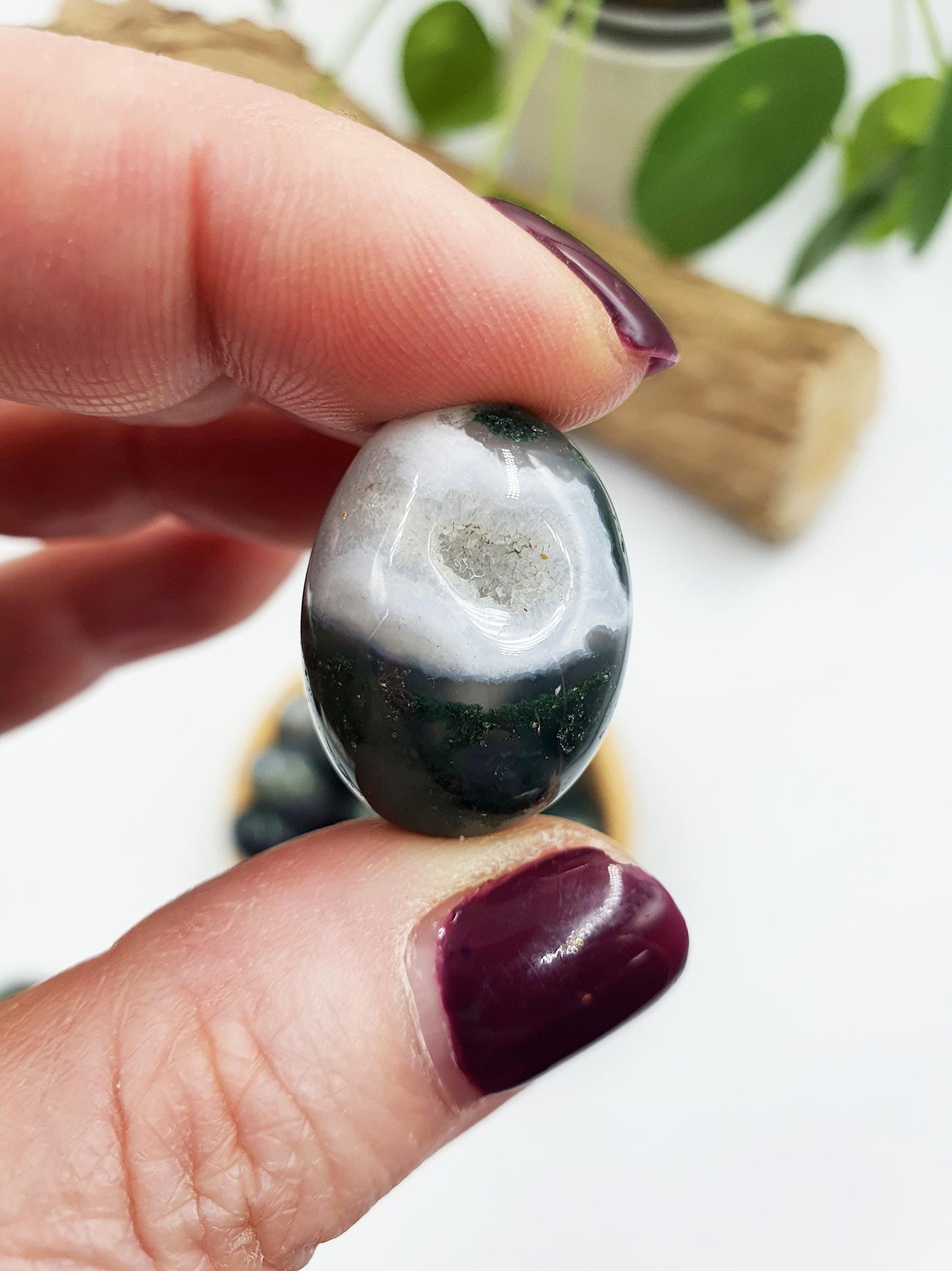 Moss Agate Tumbles