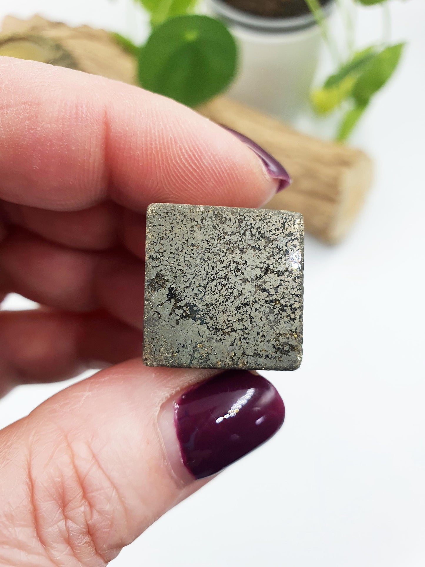 Pyrite Crystal Cube
