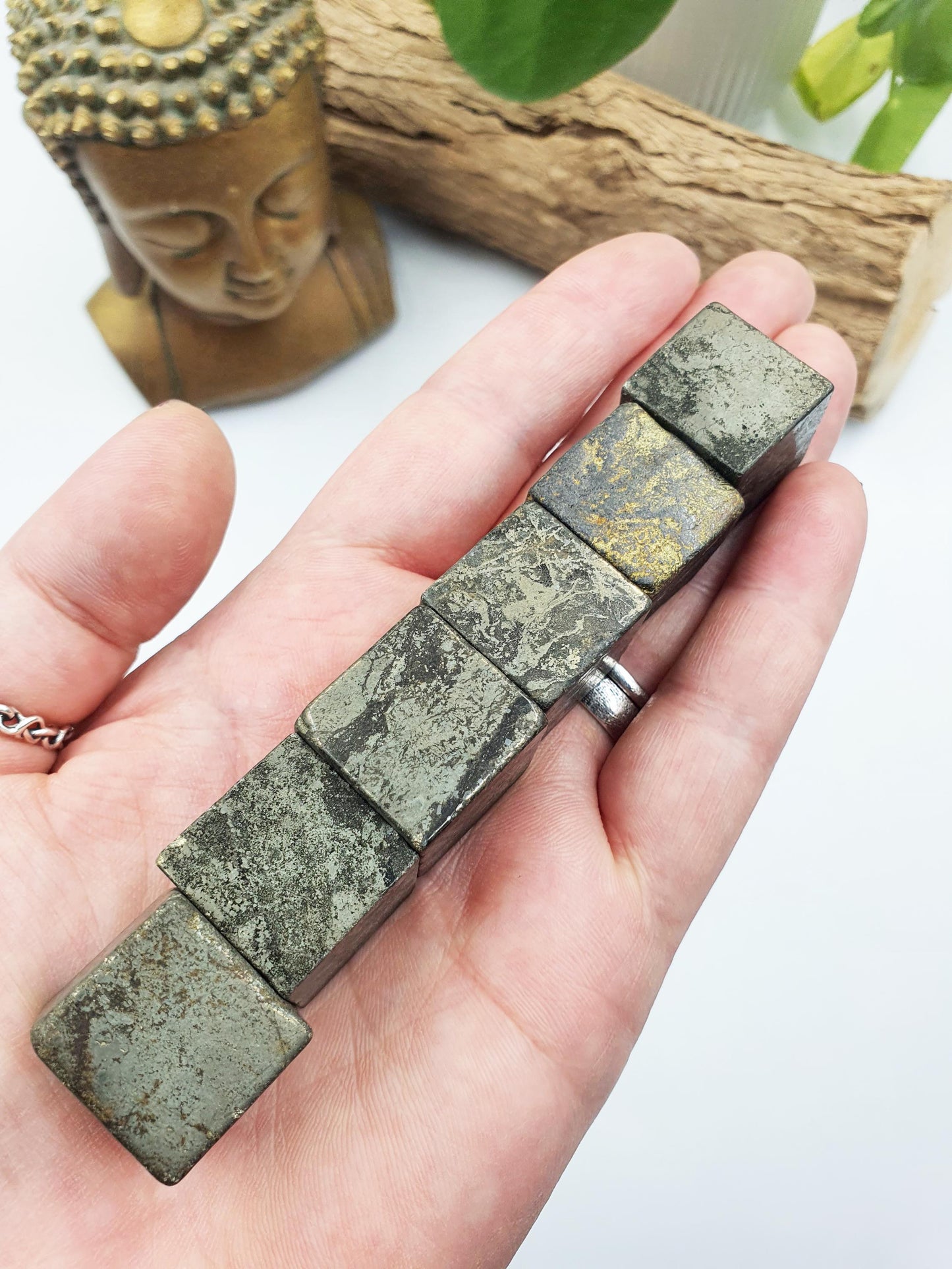 Pyrite Crystal Cube