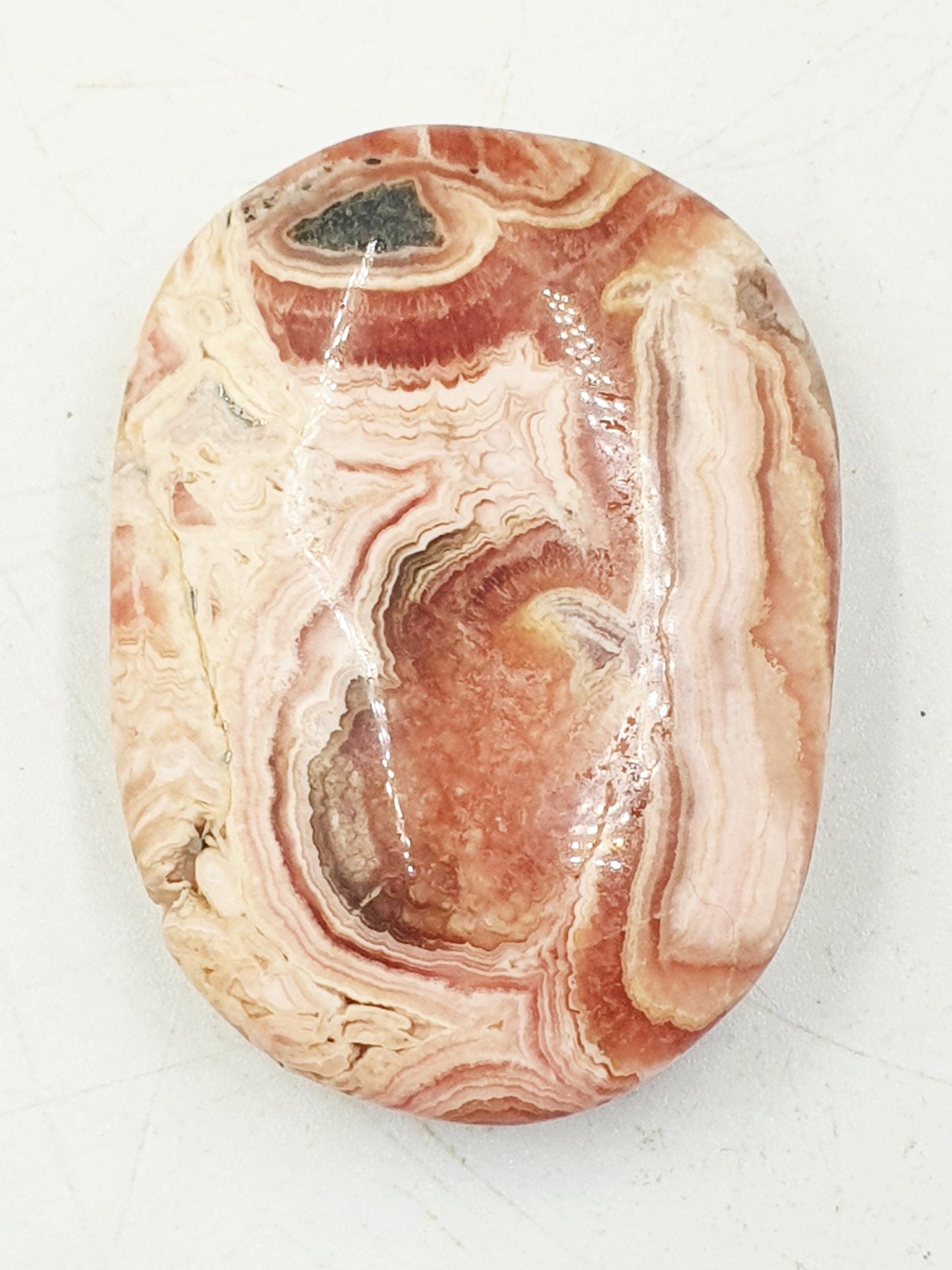 High Grade Rhodochrosite Palm