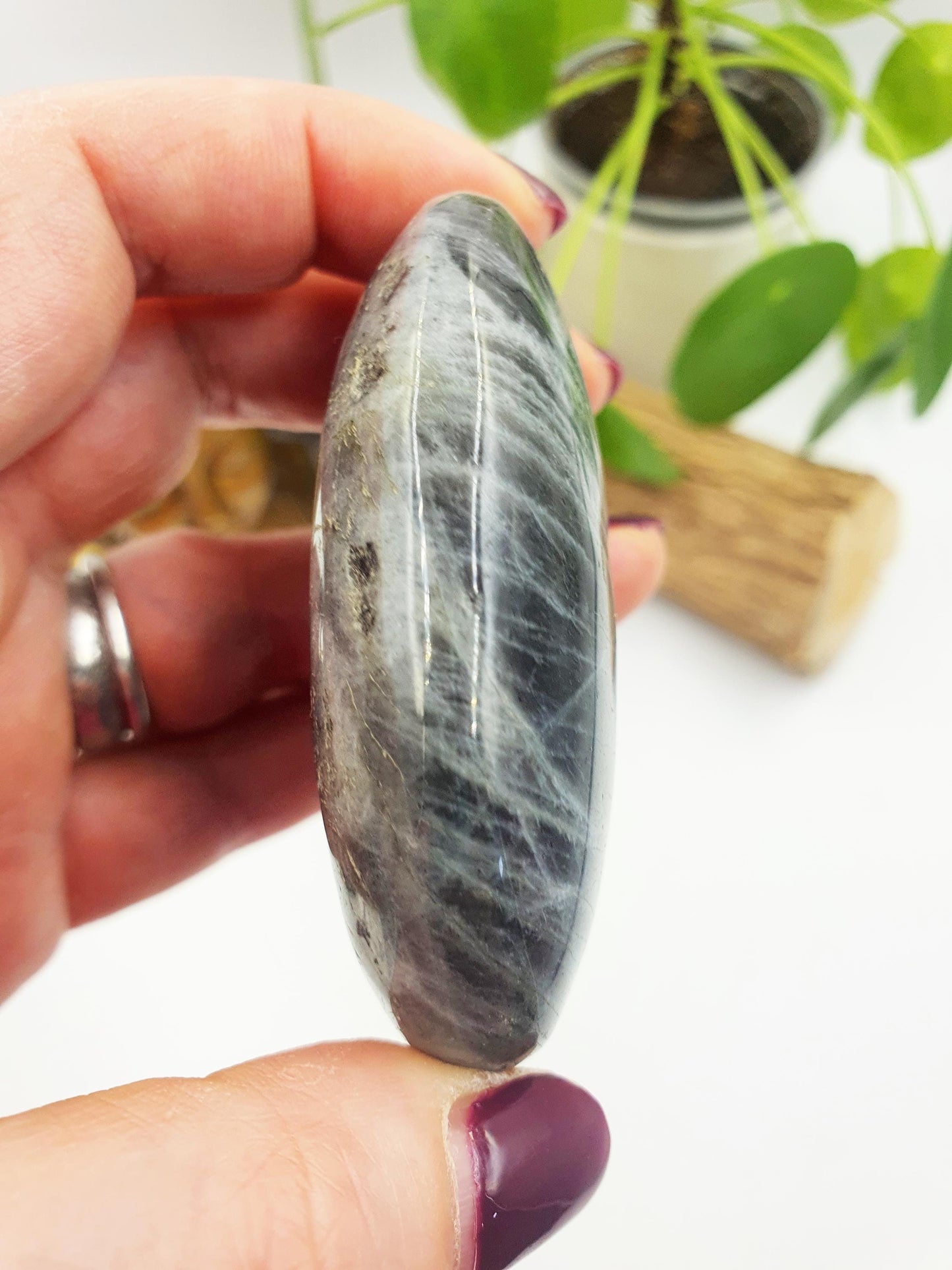Large Pink and Purple Labradorite Palm