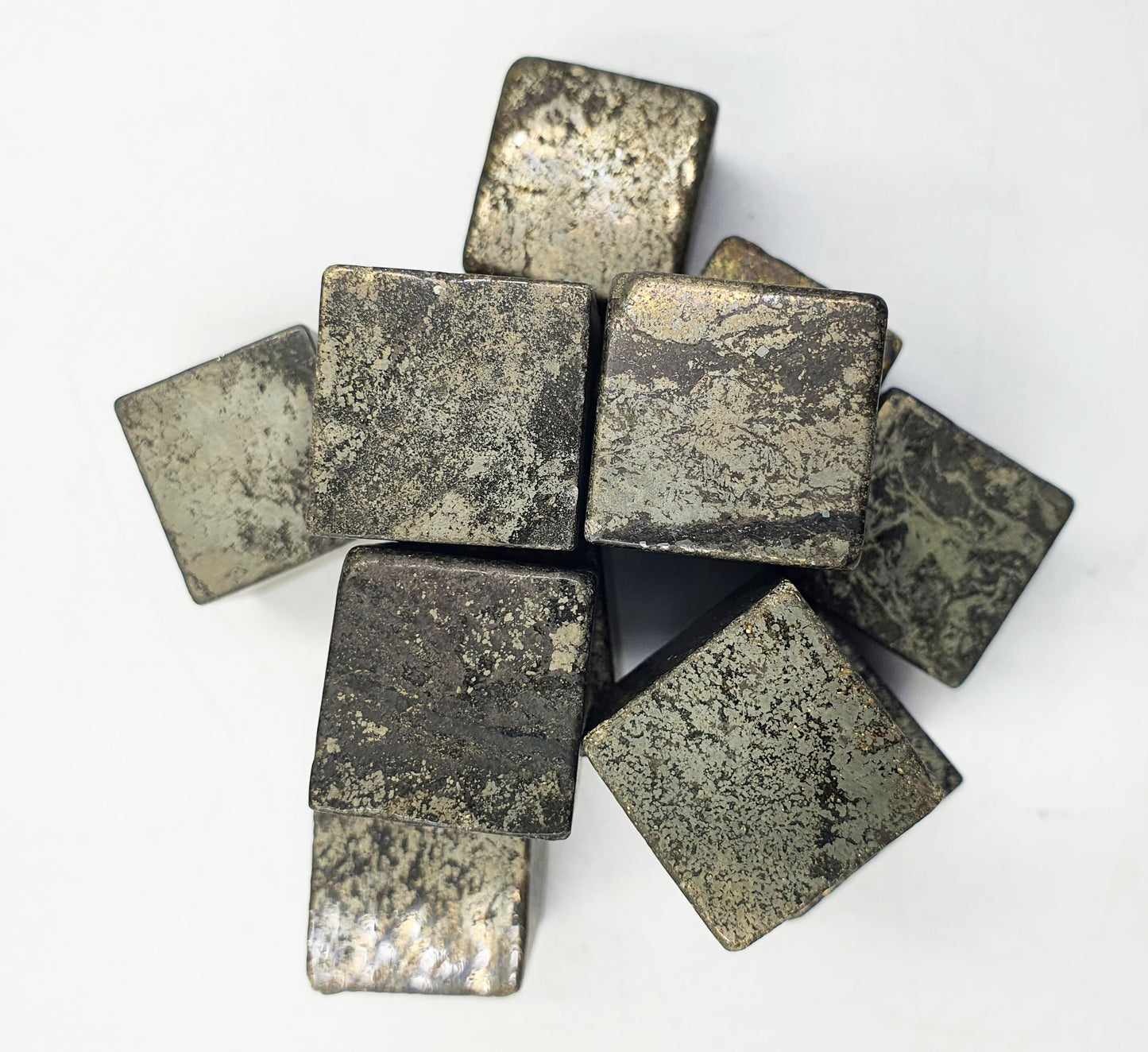 Pyrite Crystal Cube