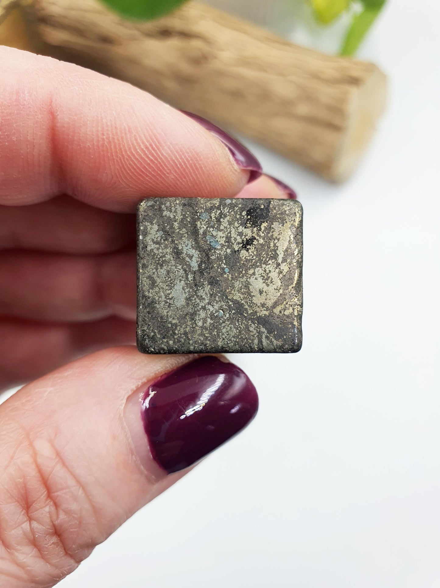 Pyrite Crystal Cube