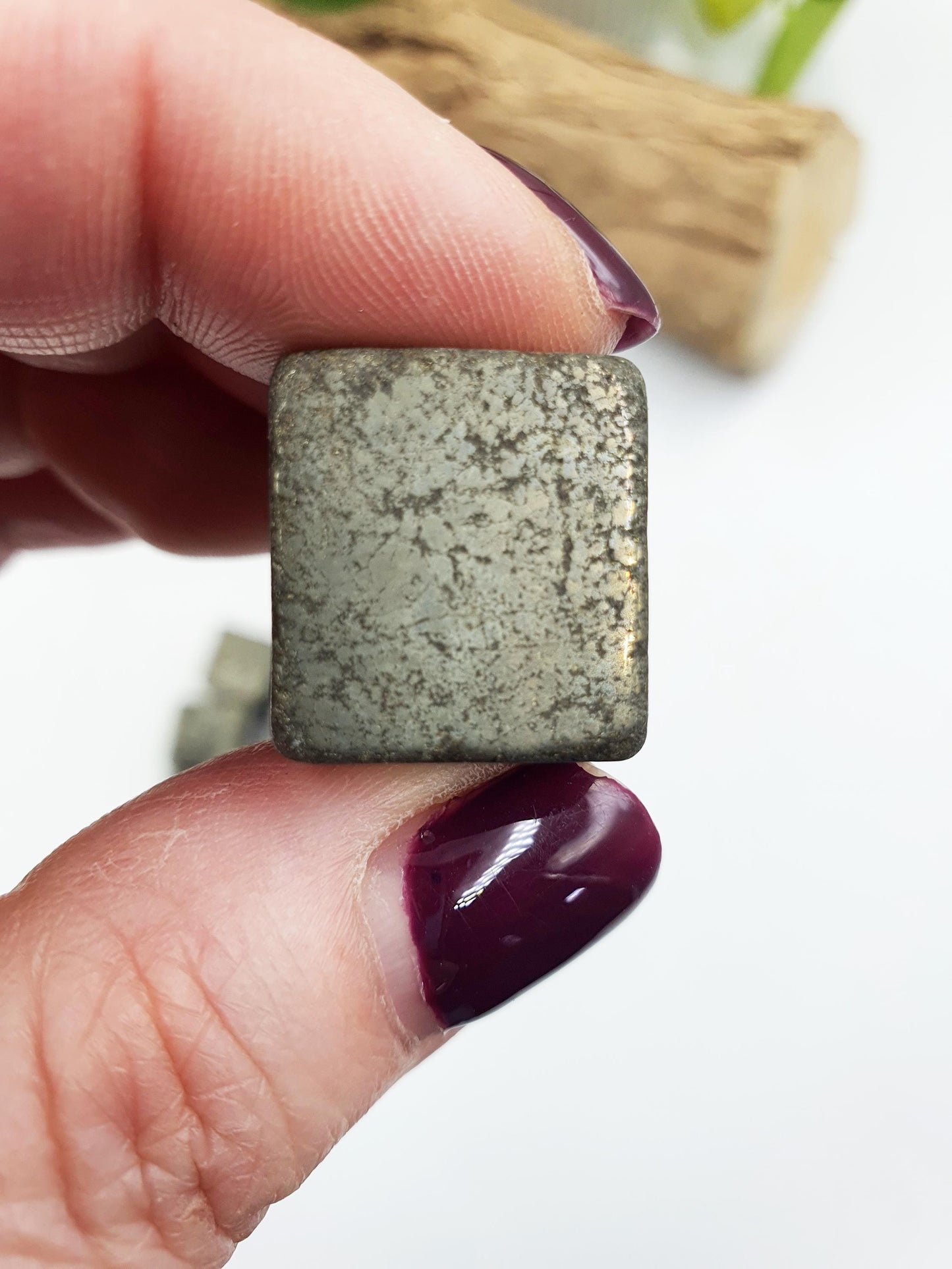 Pyrite Crystal Cube