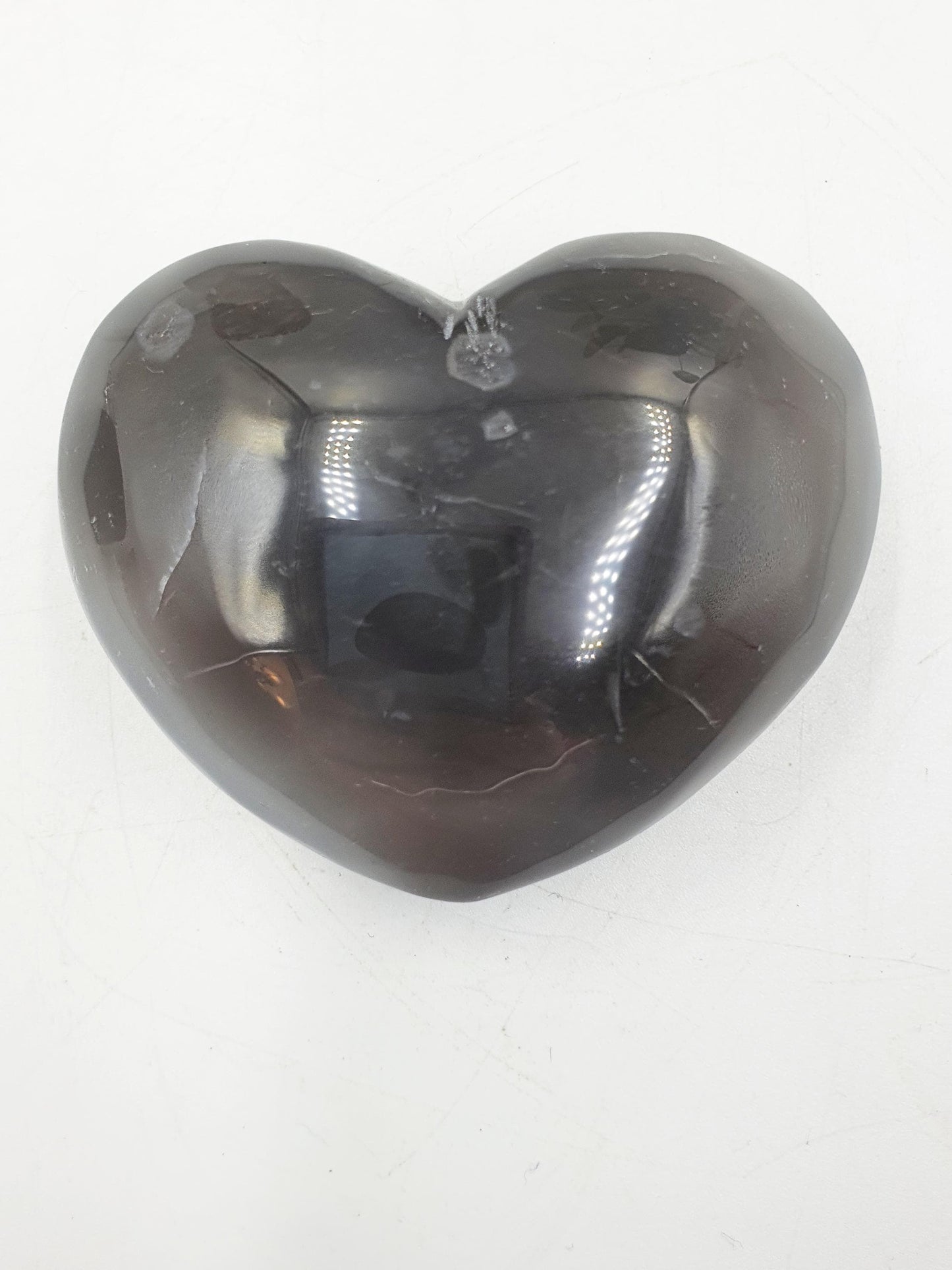 Agate Crystal Heart with Drusy