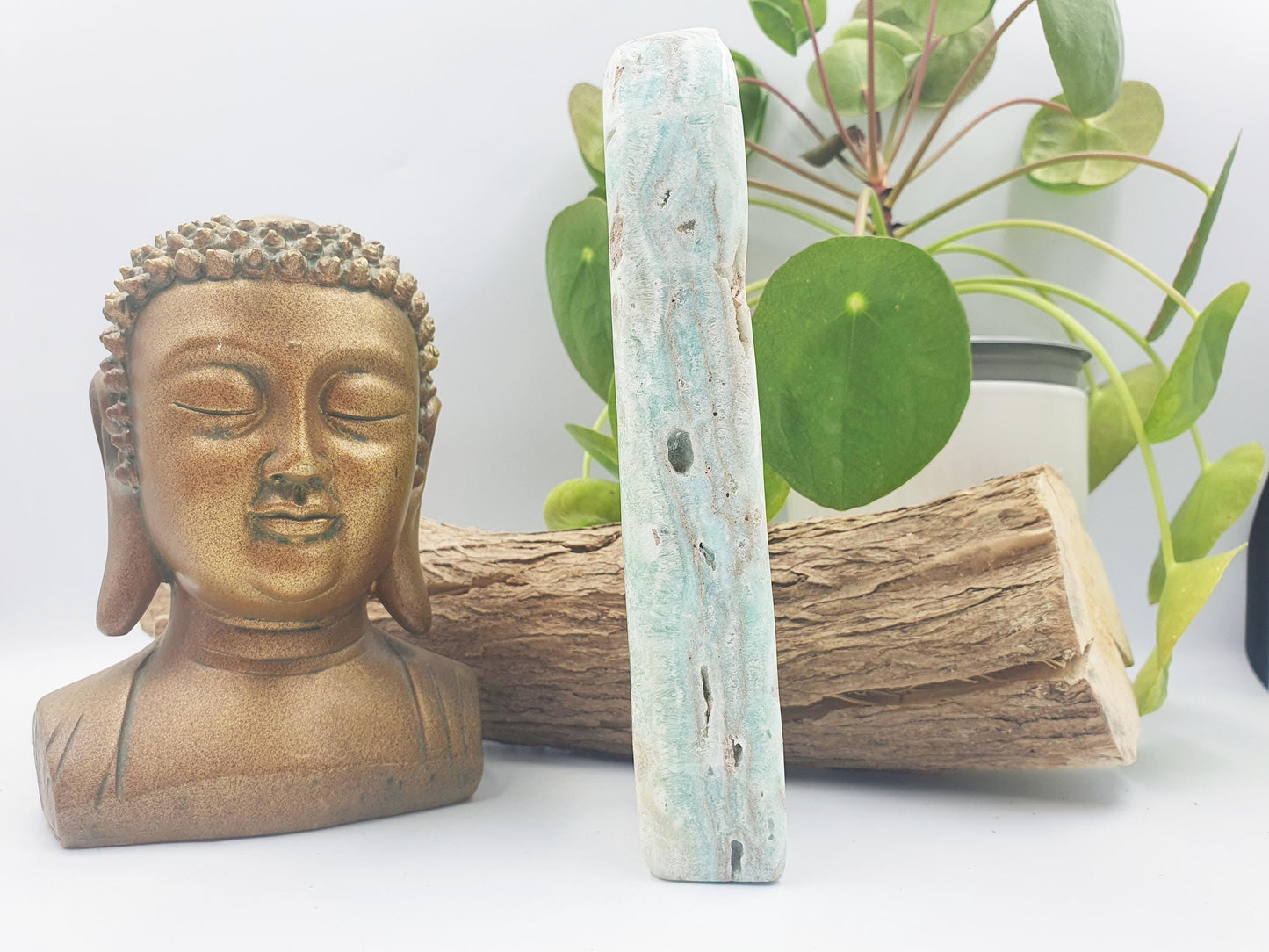 Large Blue Aragonite Freefrom
