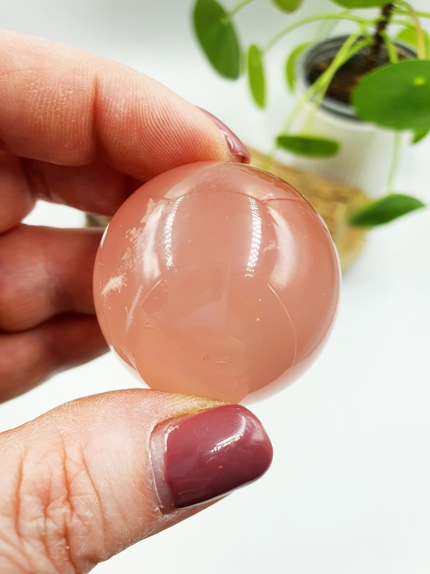Rare Rose Quartz with Garden and strong Starlight and rainbow