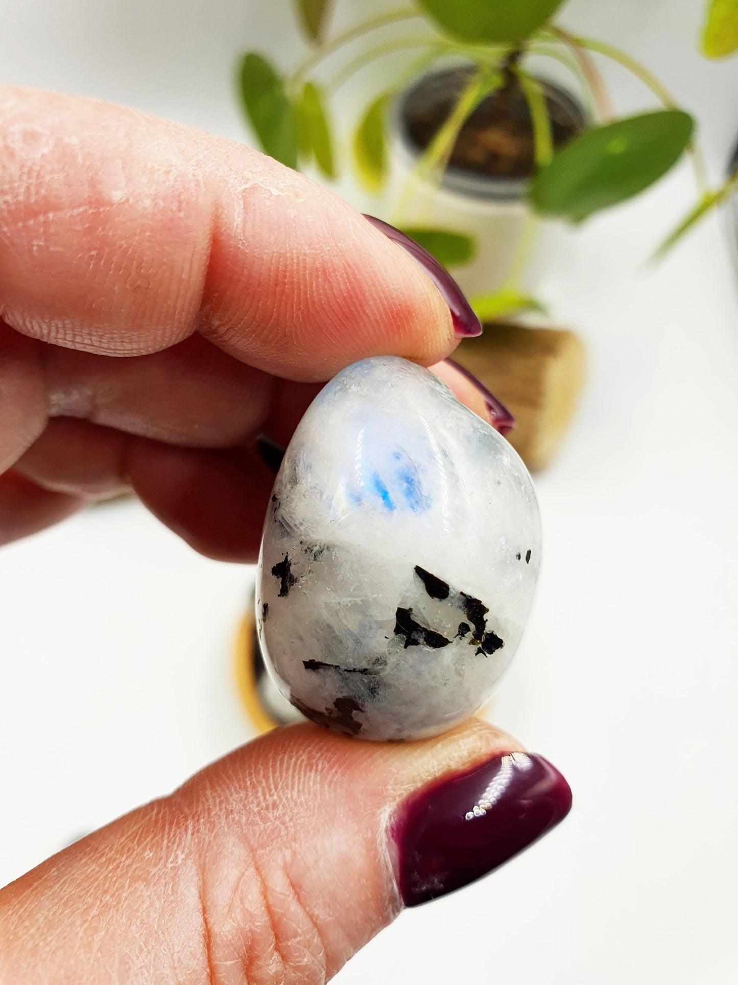 Flashy Rainbow Moonstone Tumbles