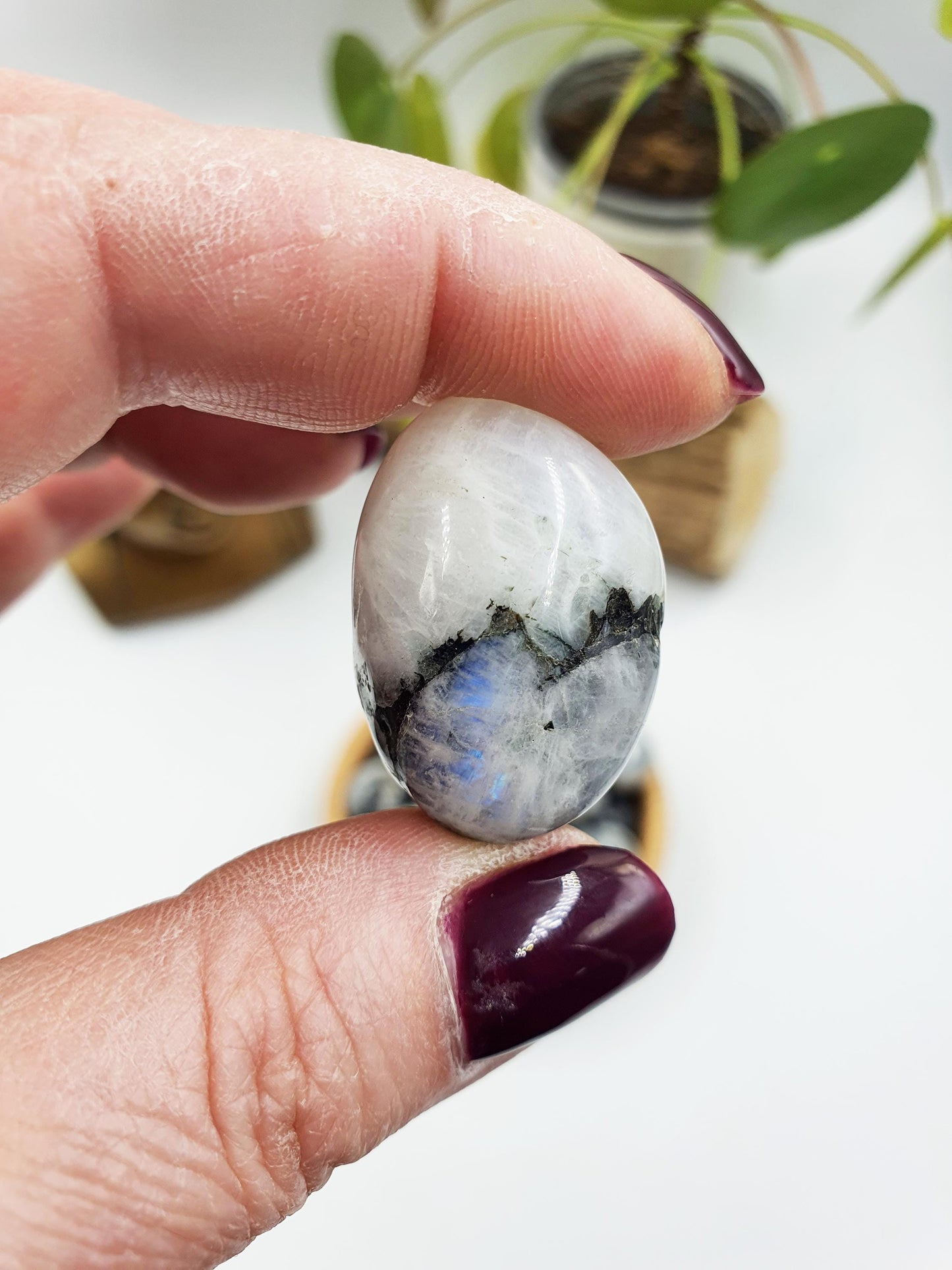 Flashy Rainbow Moonstone Tumbles