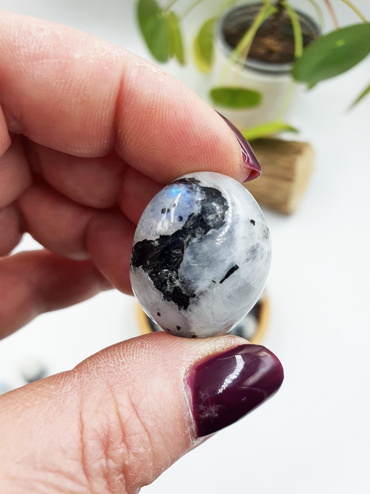Flashy Rainbow Moonstone Tumbles