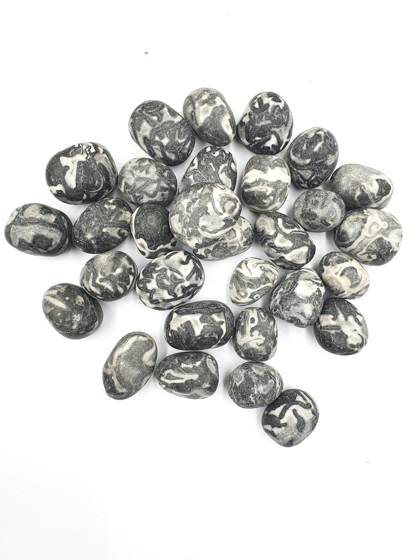 Shell Jasper Tumble/Shell Obsidian Tumble/Marbled Shell Jasper Tumble/Thousand Eye Tumble