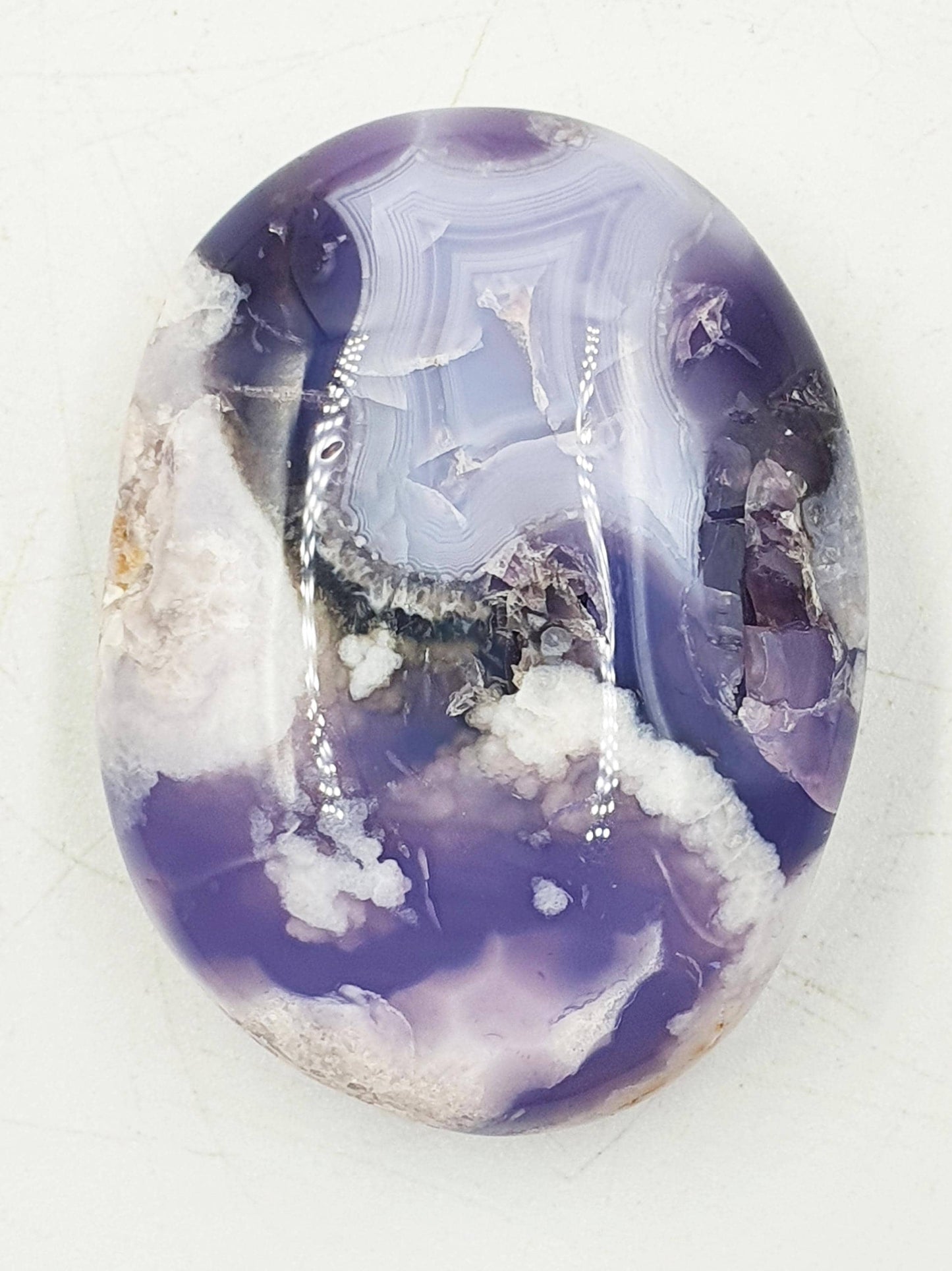Blue Flower Agate Palm