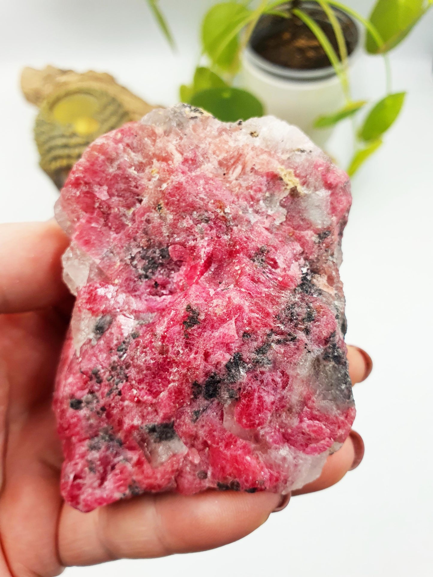Raw Rhodonite Specimen