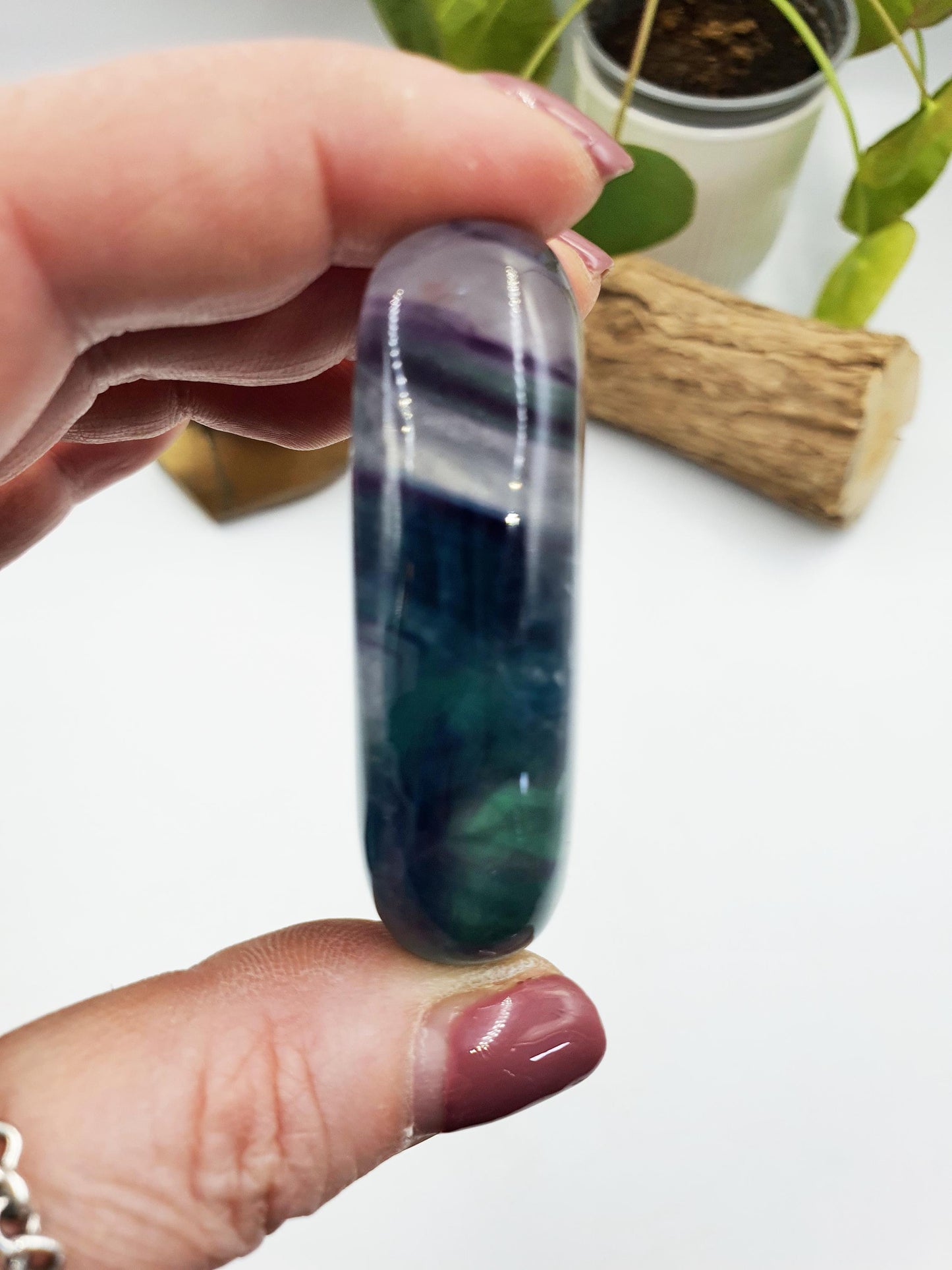 Flashy Fluorite Palm