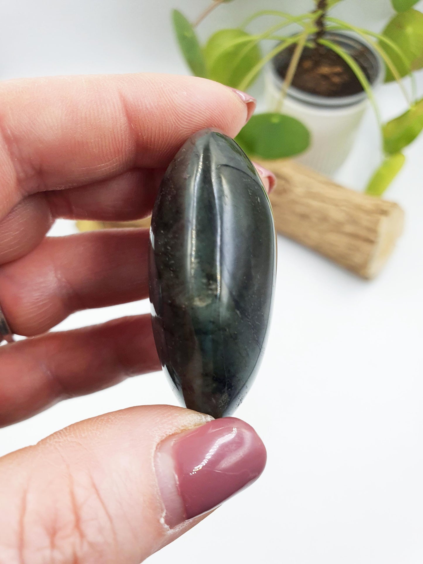 Flashy Labradorite Crystal Palm