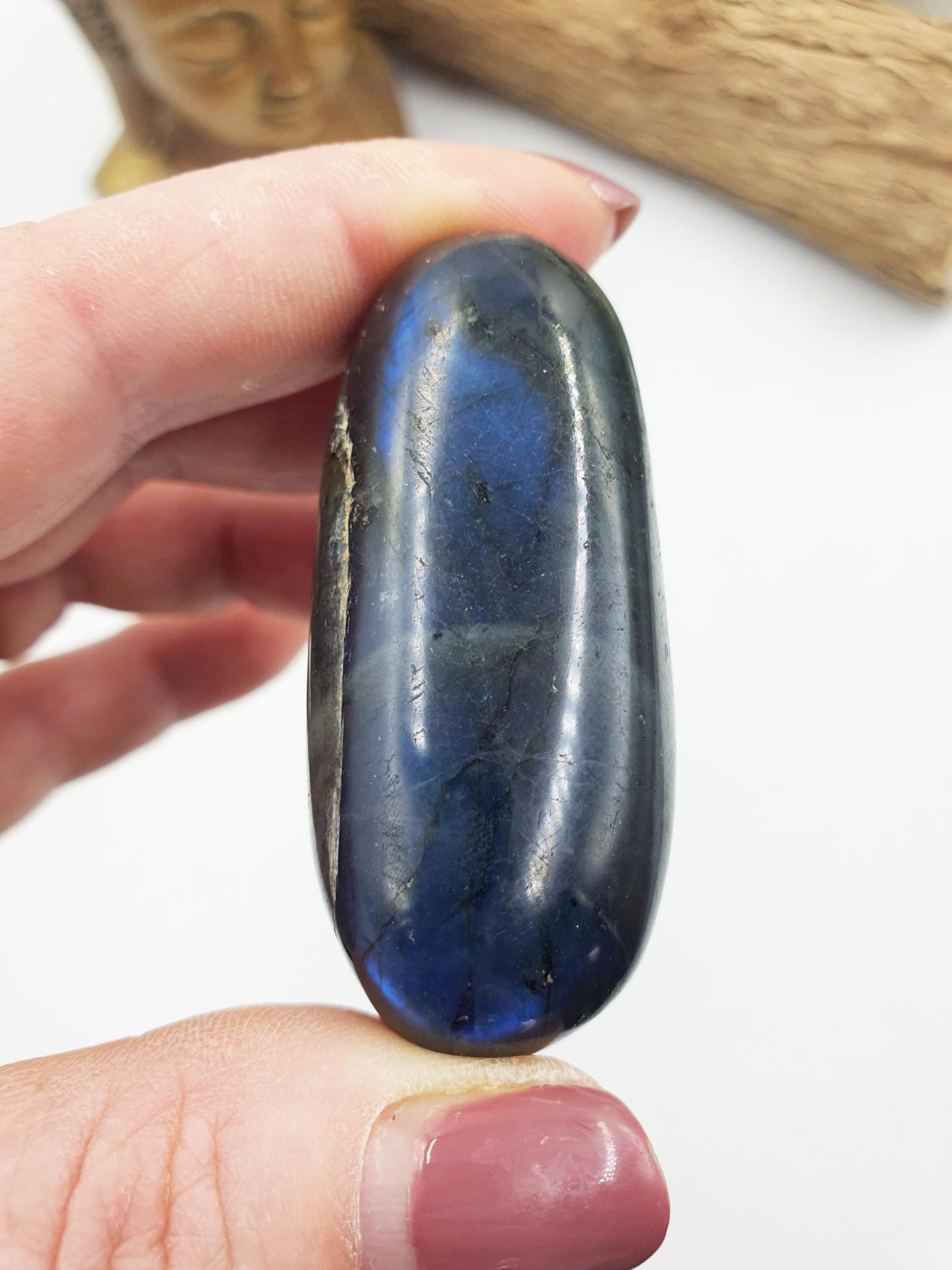 Unique Labradorite Crystal Palm