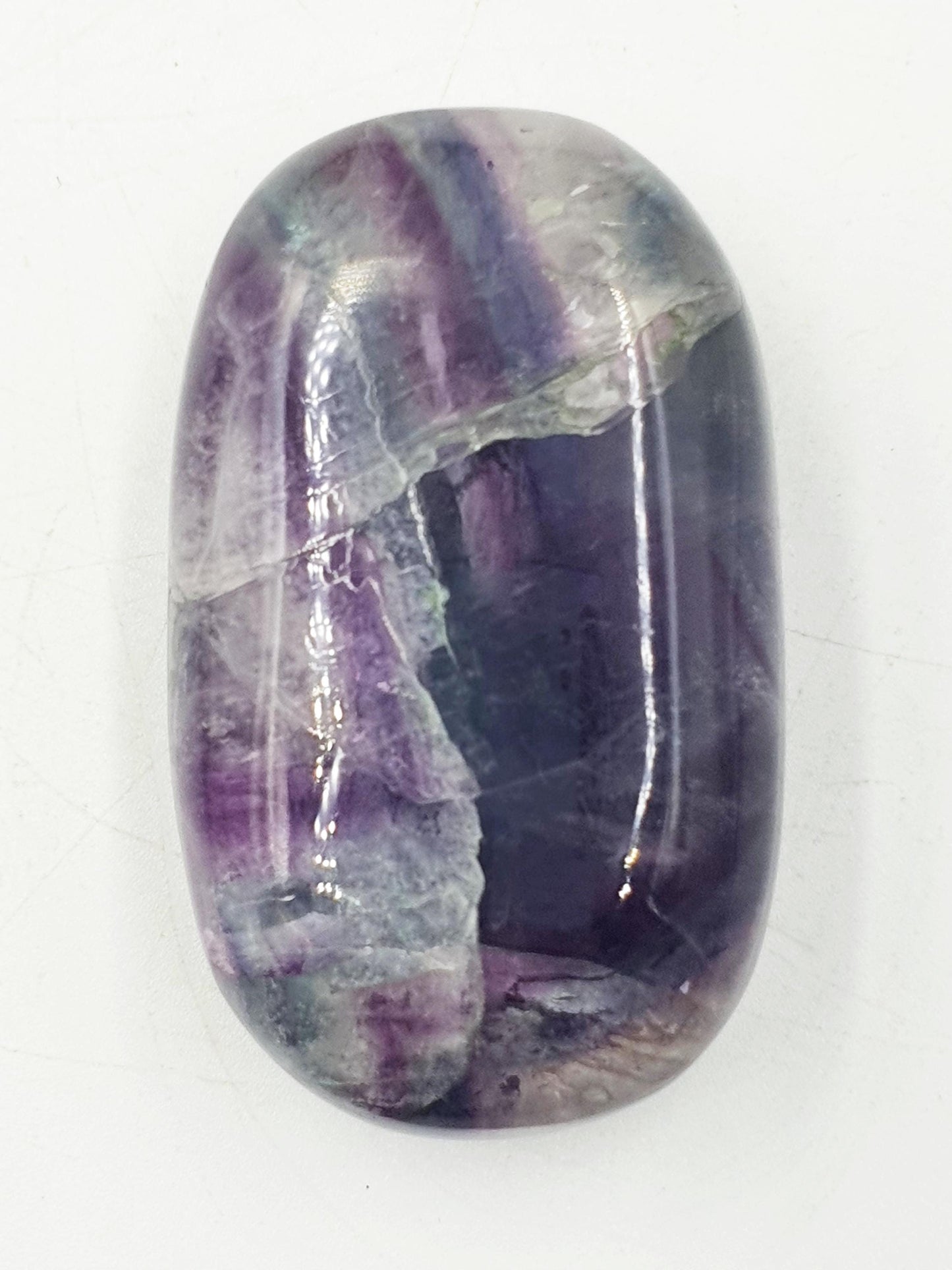 Flashy Fluorite Palm with rainbows