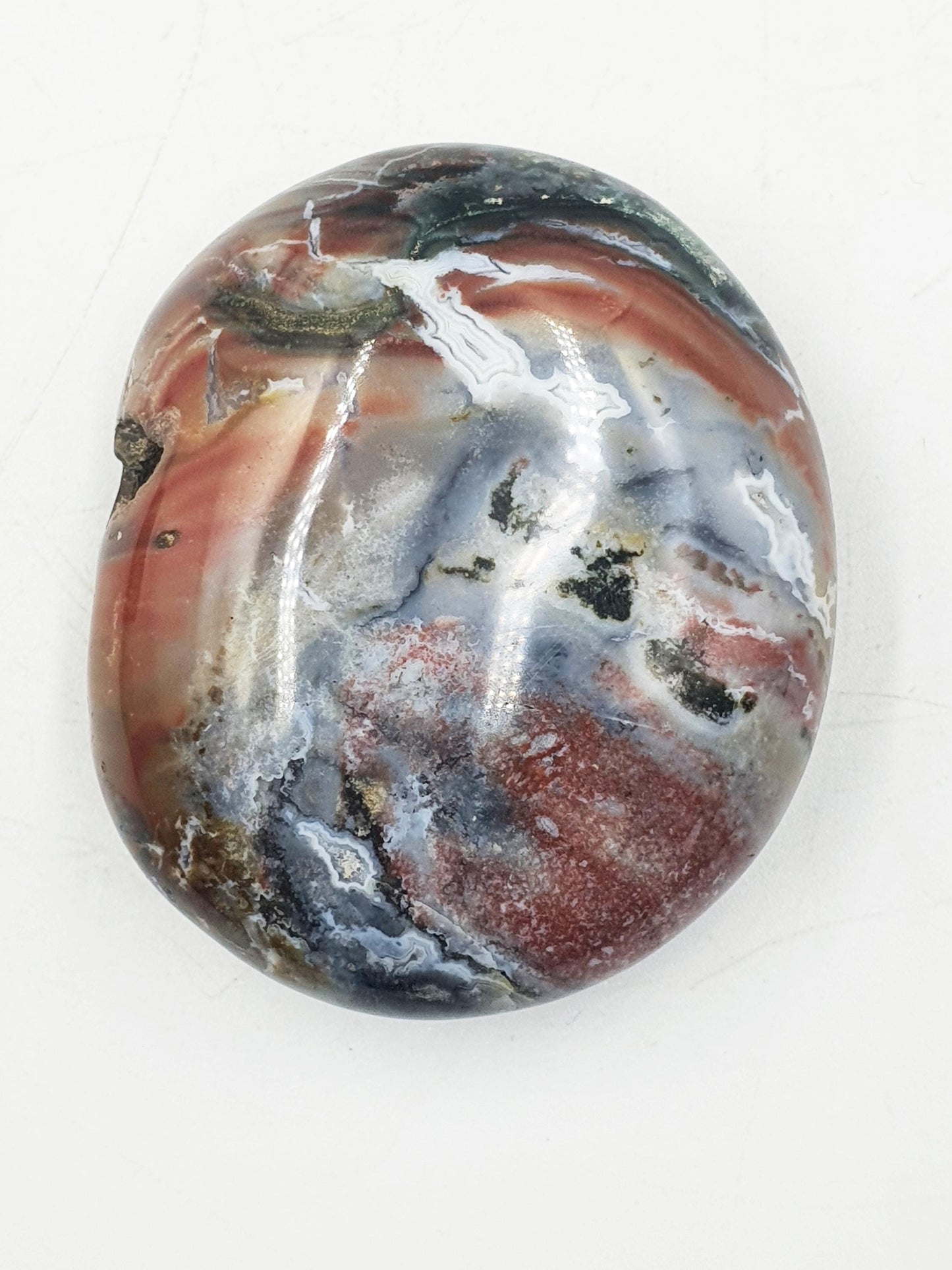 Large Round Ocean Jasper Palm