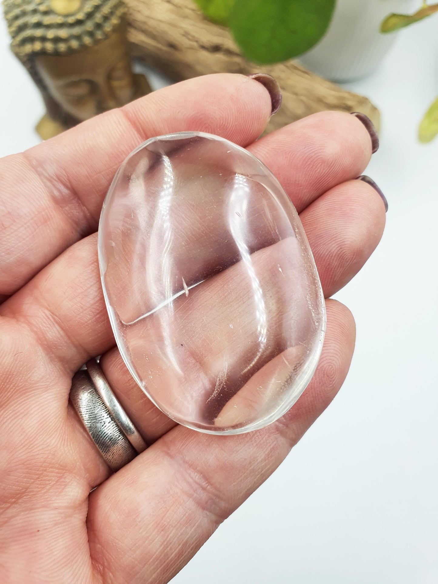 Clear Quartz Palm