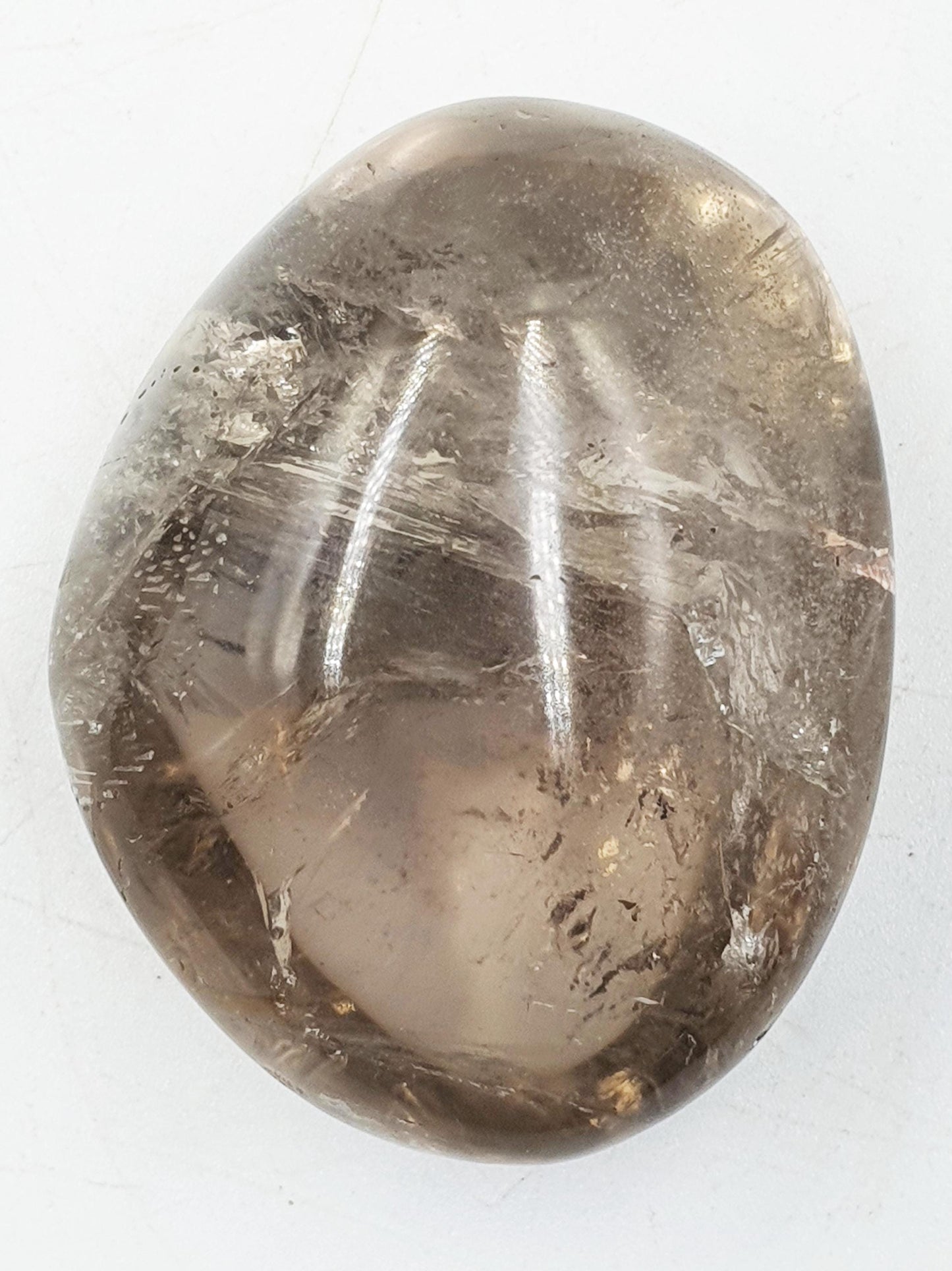 Smoky Quartz Palm with rainbow