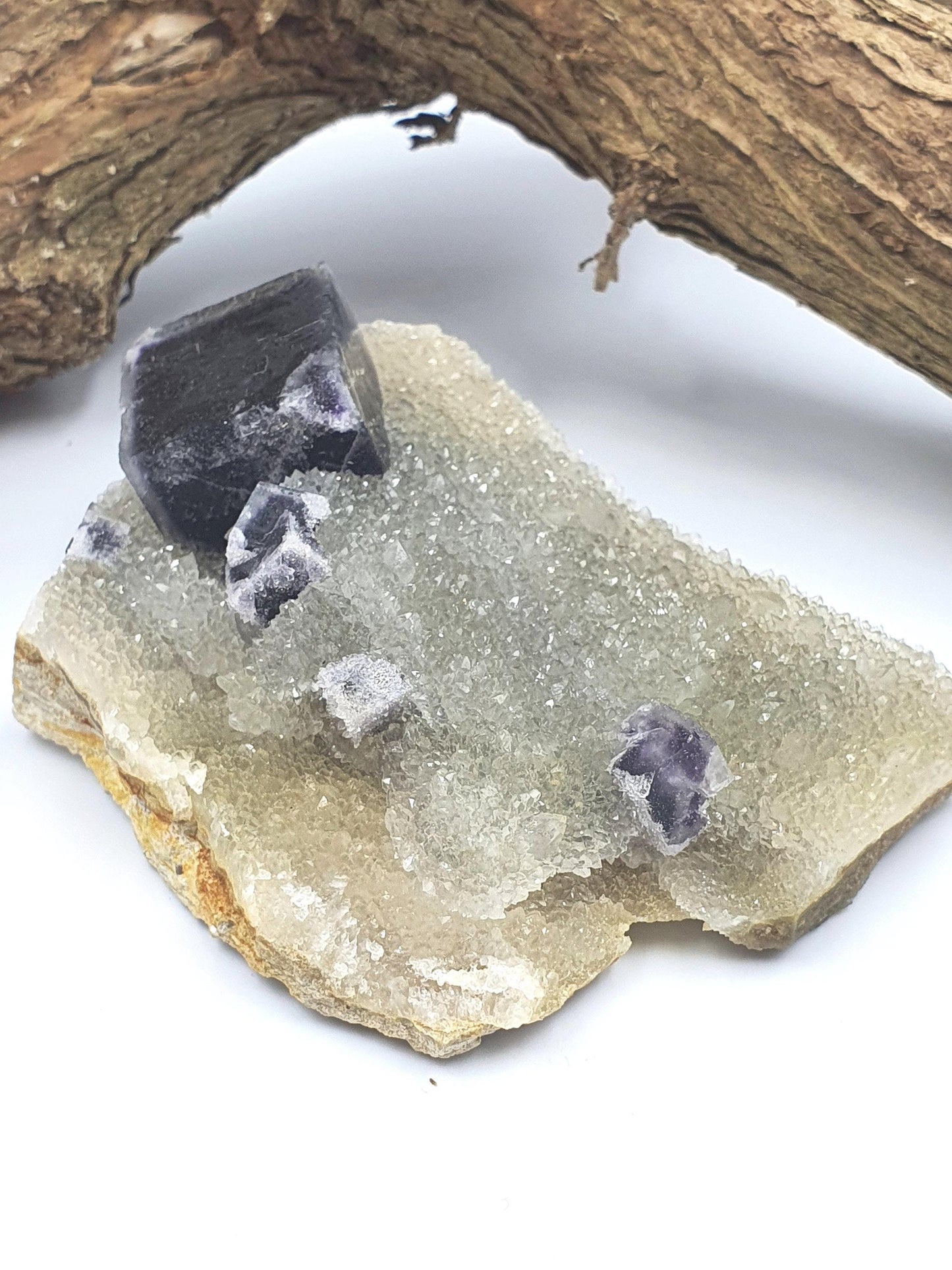 Purple Fluorite Cluster Specimen - 135g
