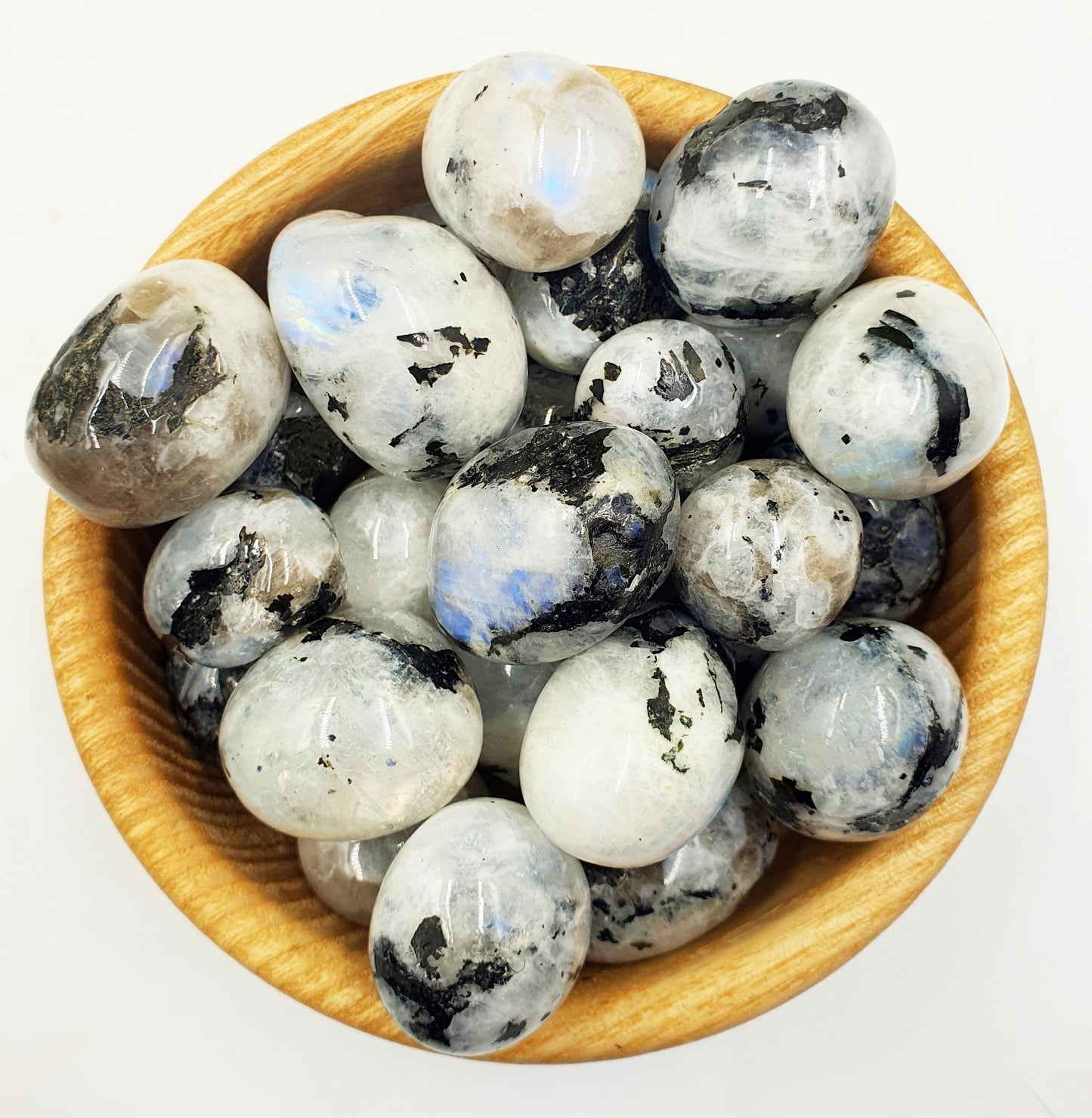 Flashy Rainbow Moonstone Tumbles