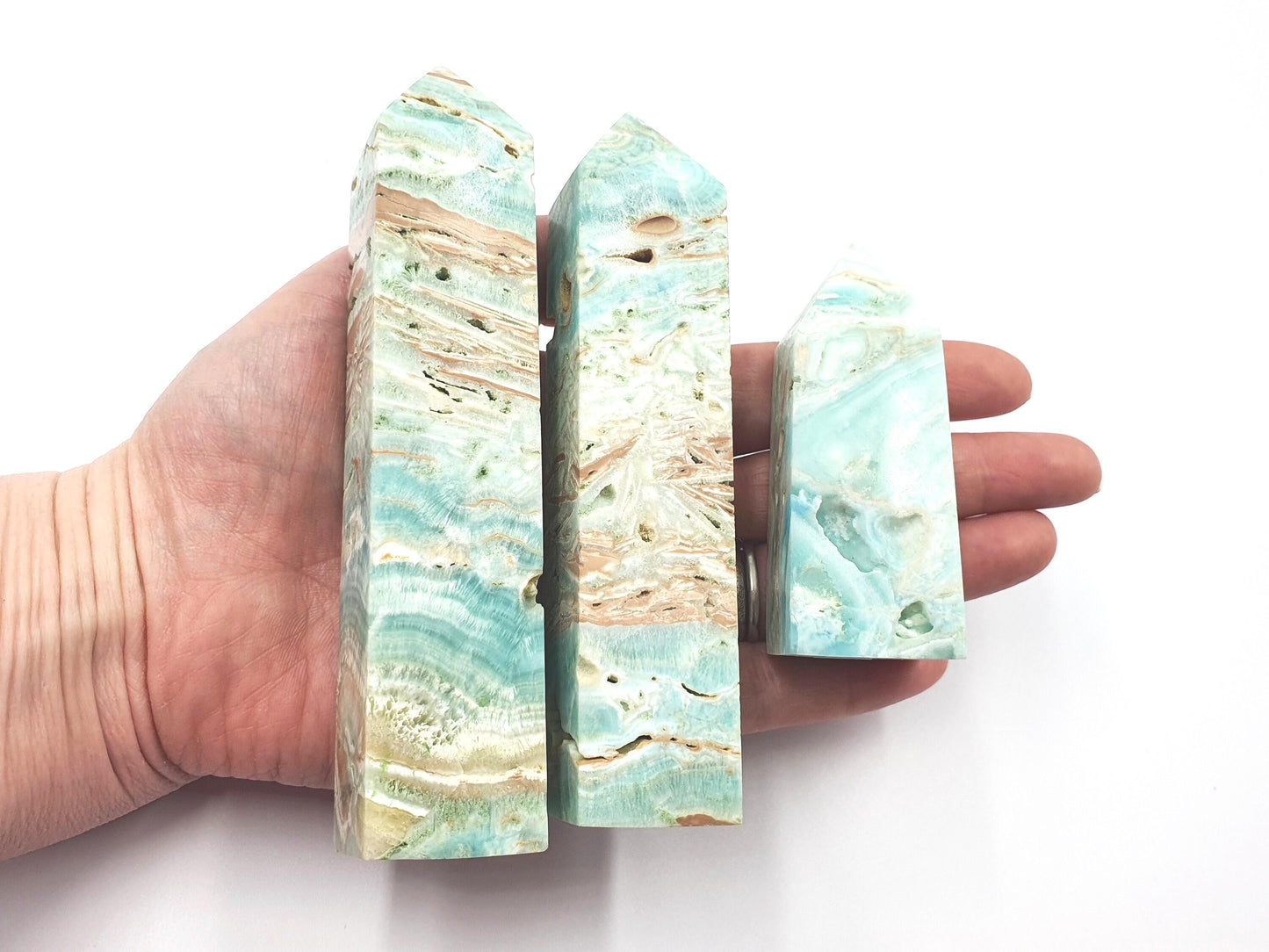 Blue Aragonite Tower