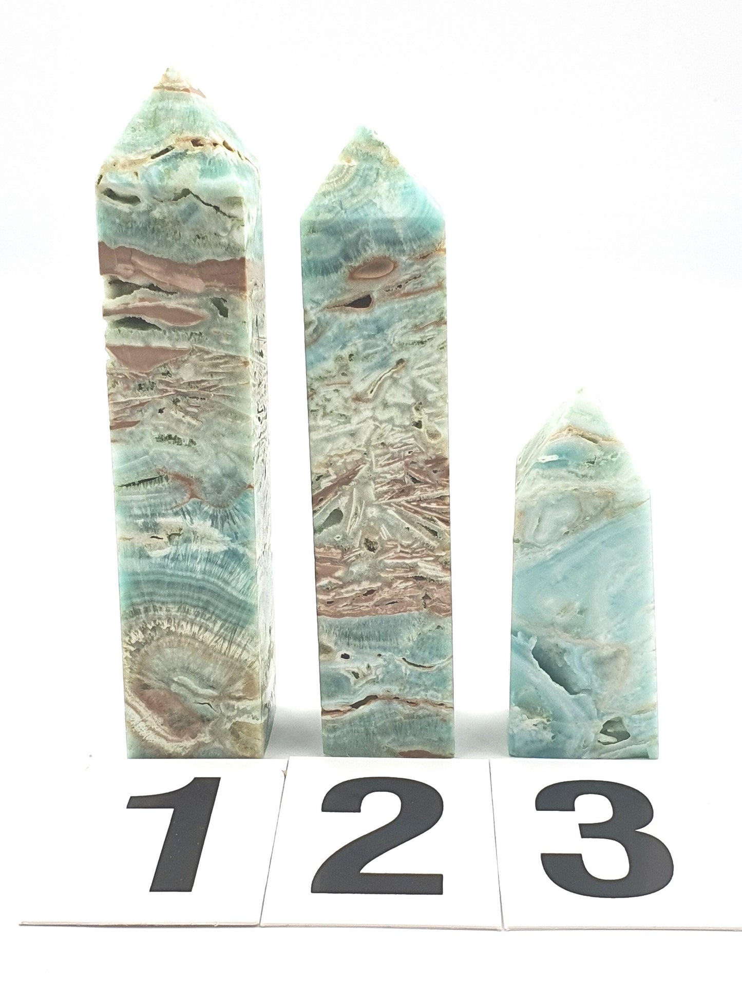 Blue Aragonite Tower