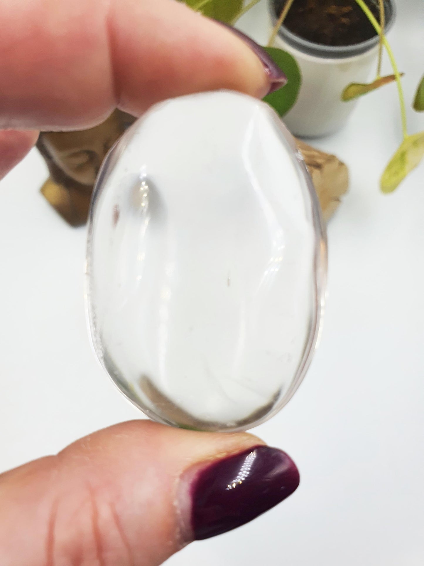 Clear Quartz Palm
