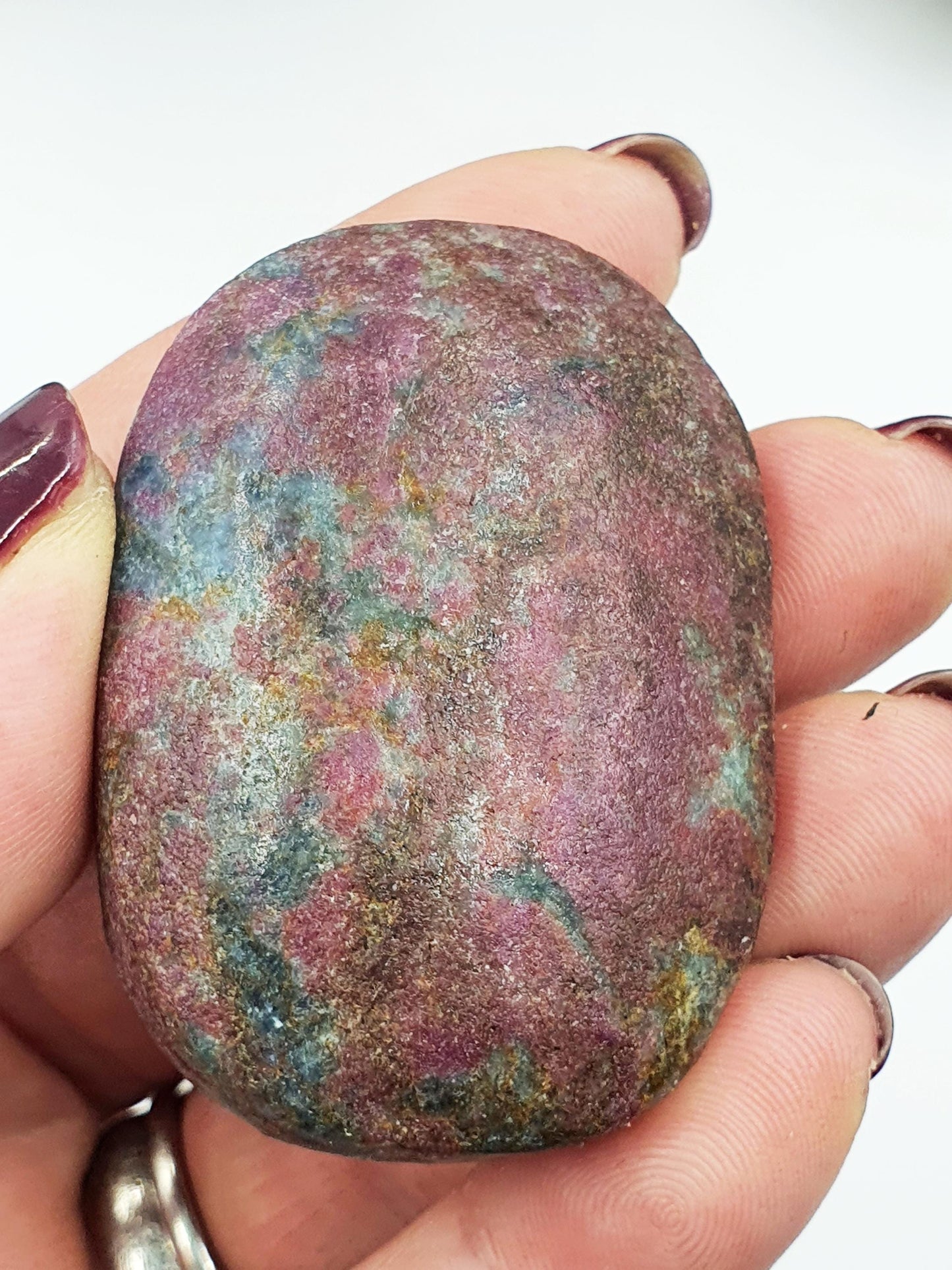 Ruby in Fuchsite Palm