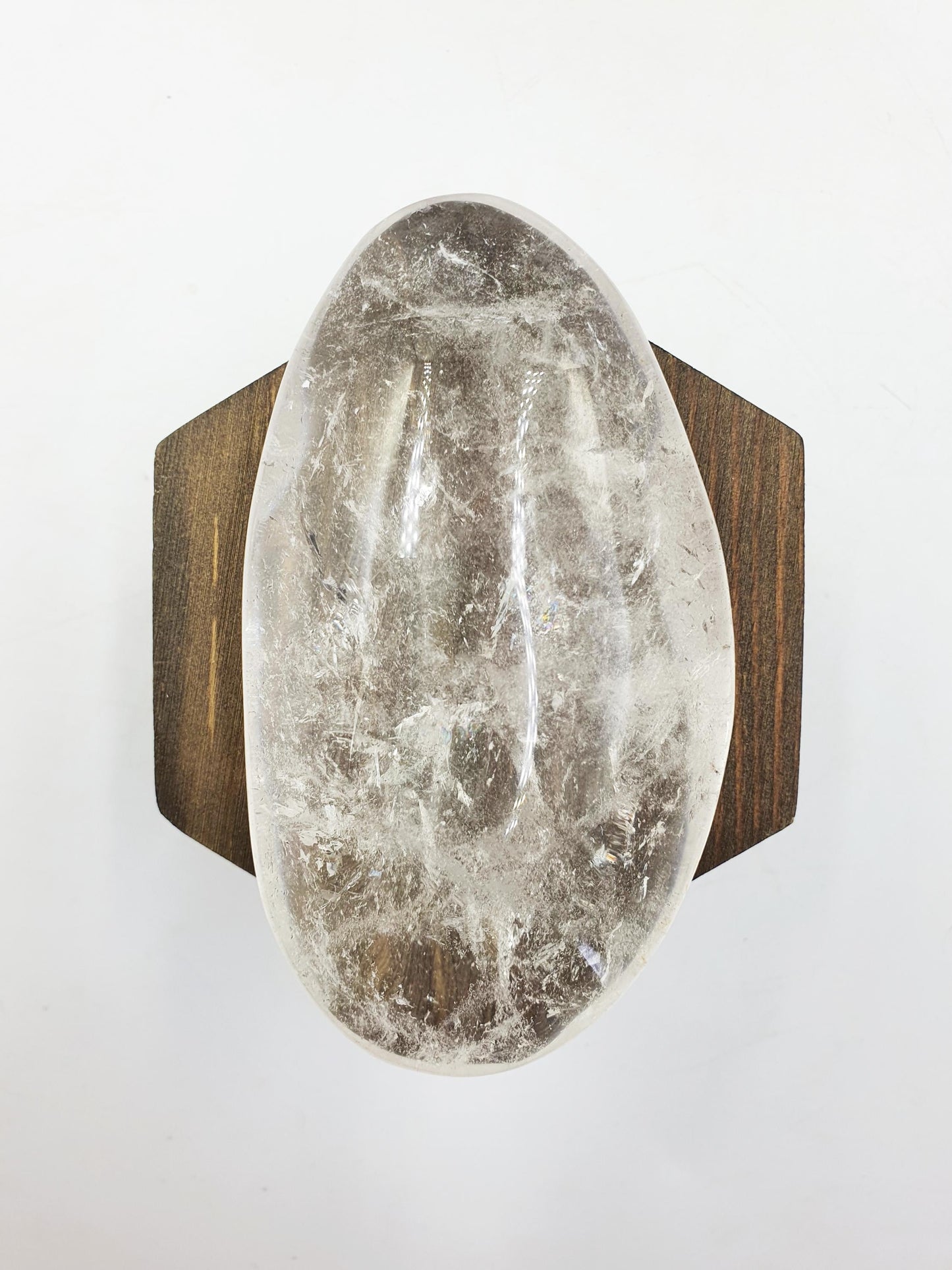 Large Clear Quartz Palm