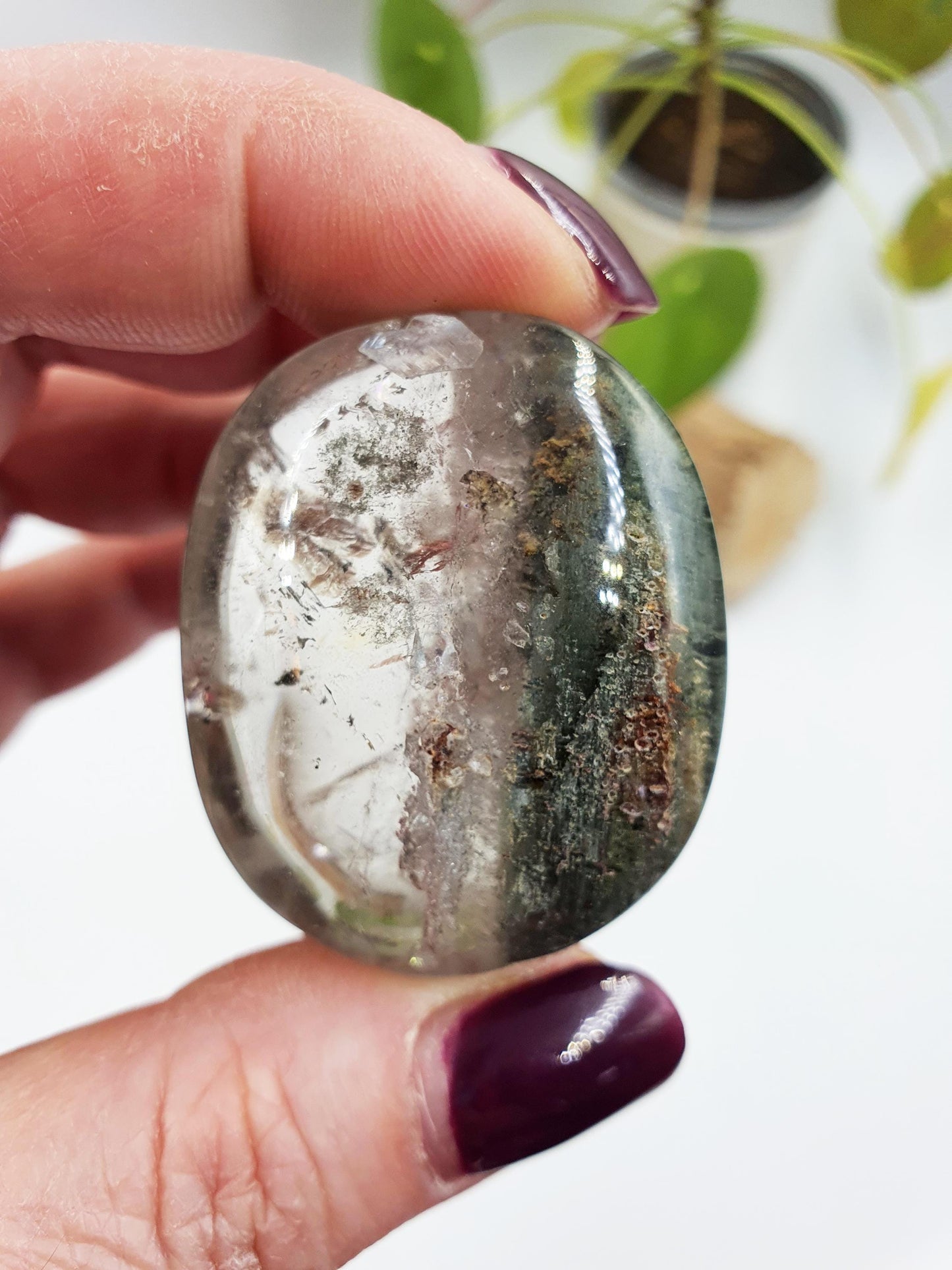 Garden Quartz Palm/Lodolite Quartz Palm