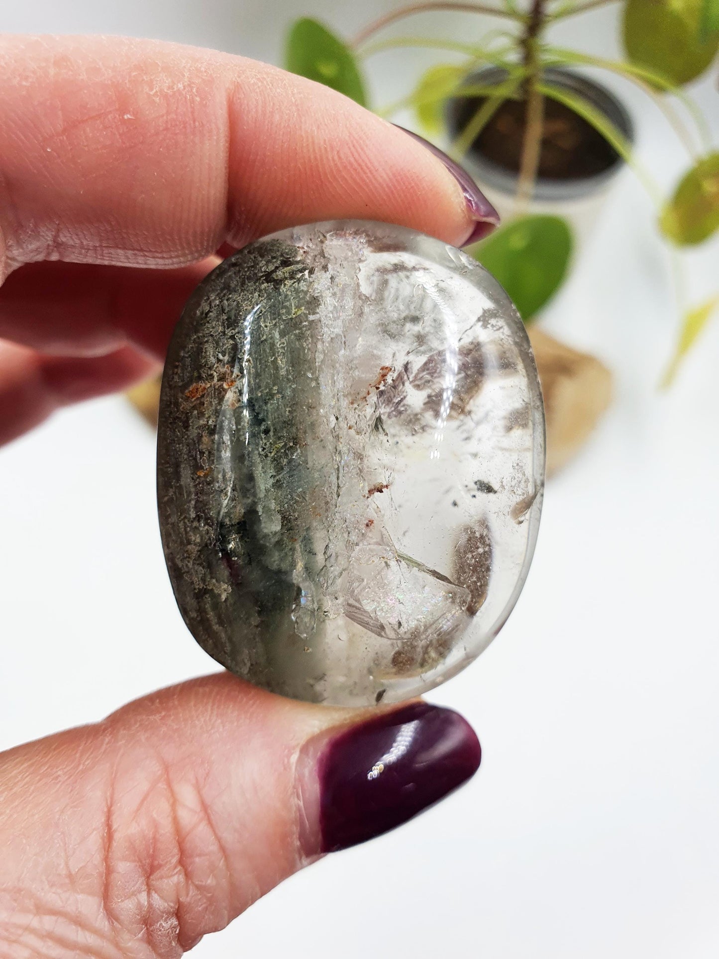 Garden Quartz Palm/Lodolite Quartz Palm