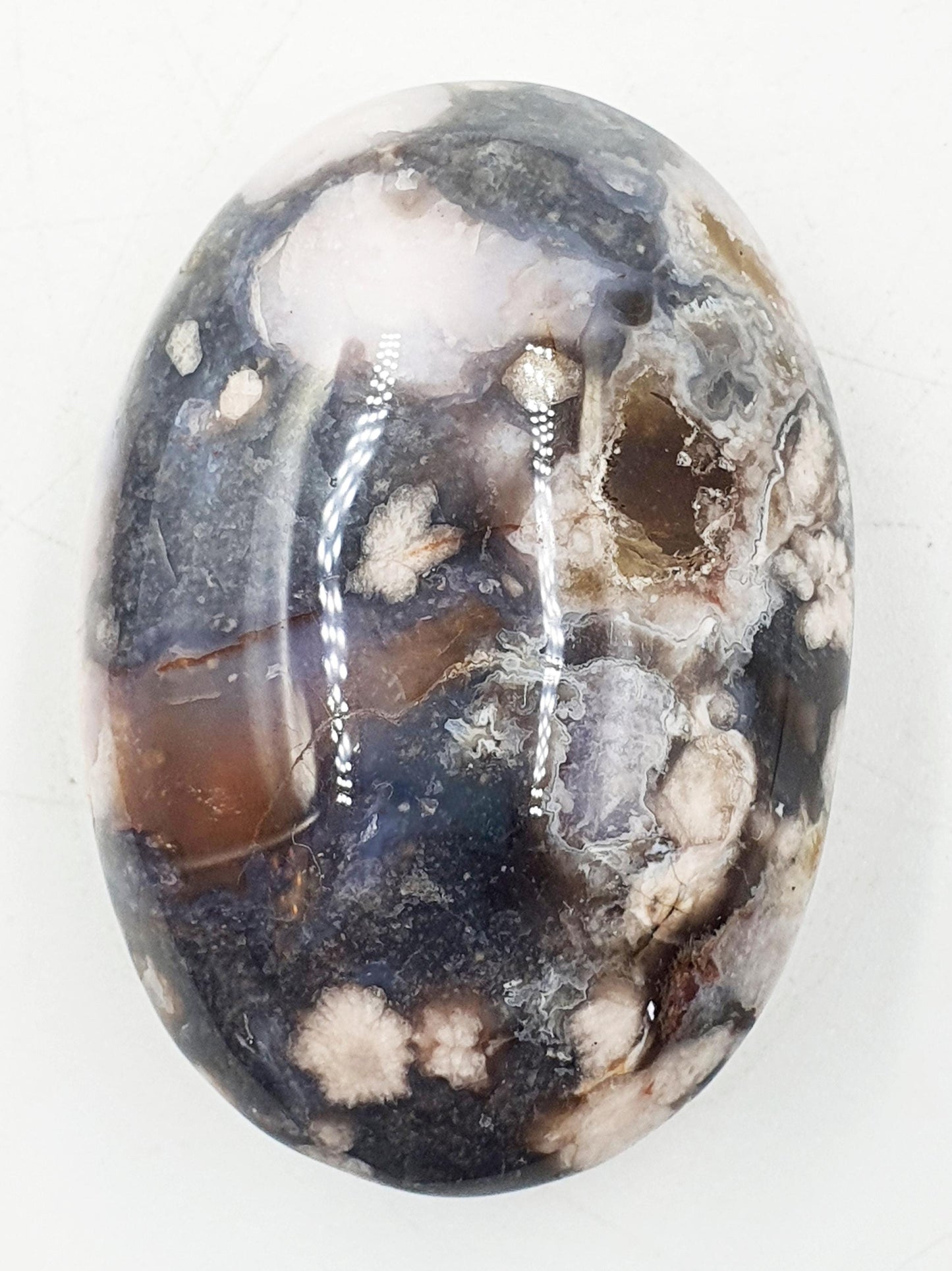 Blue Flower Agate Palm