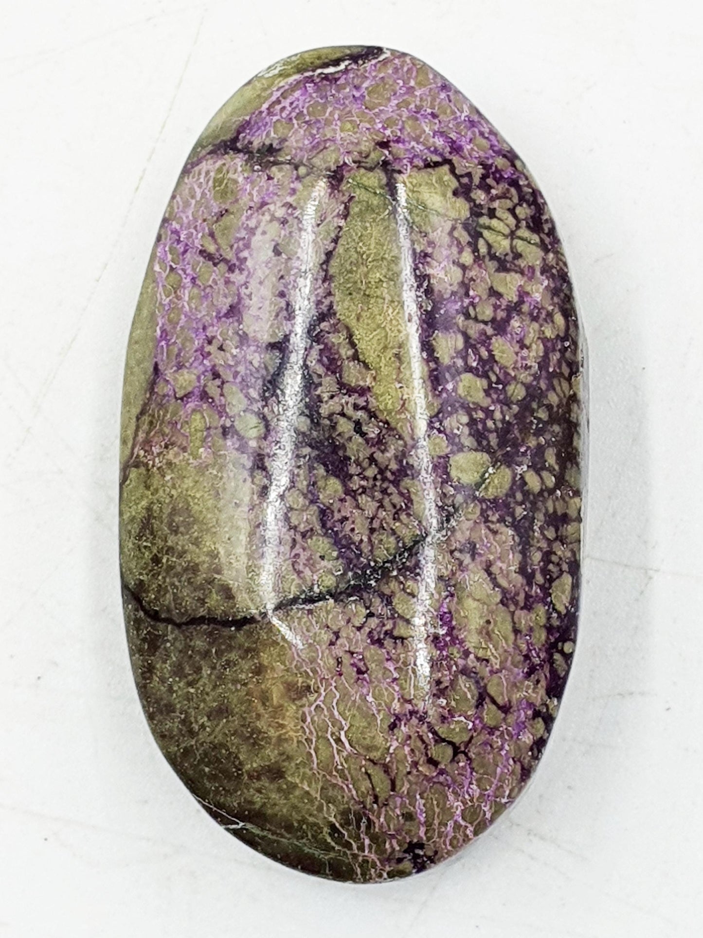 Beautiful Atlantisite Palm / Atlantisite Palm Stone / Collectors Crystal Palm / Reiki Crystal Palm / Meditation Stone - 35g