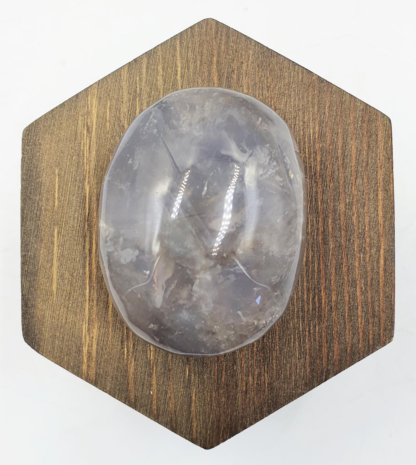 Blue Rose Quartz Palm