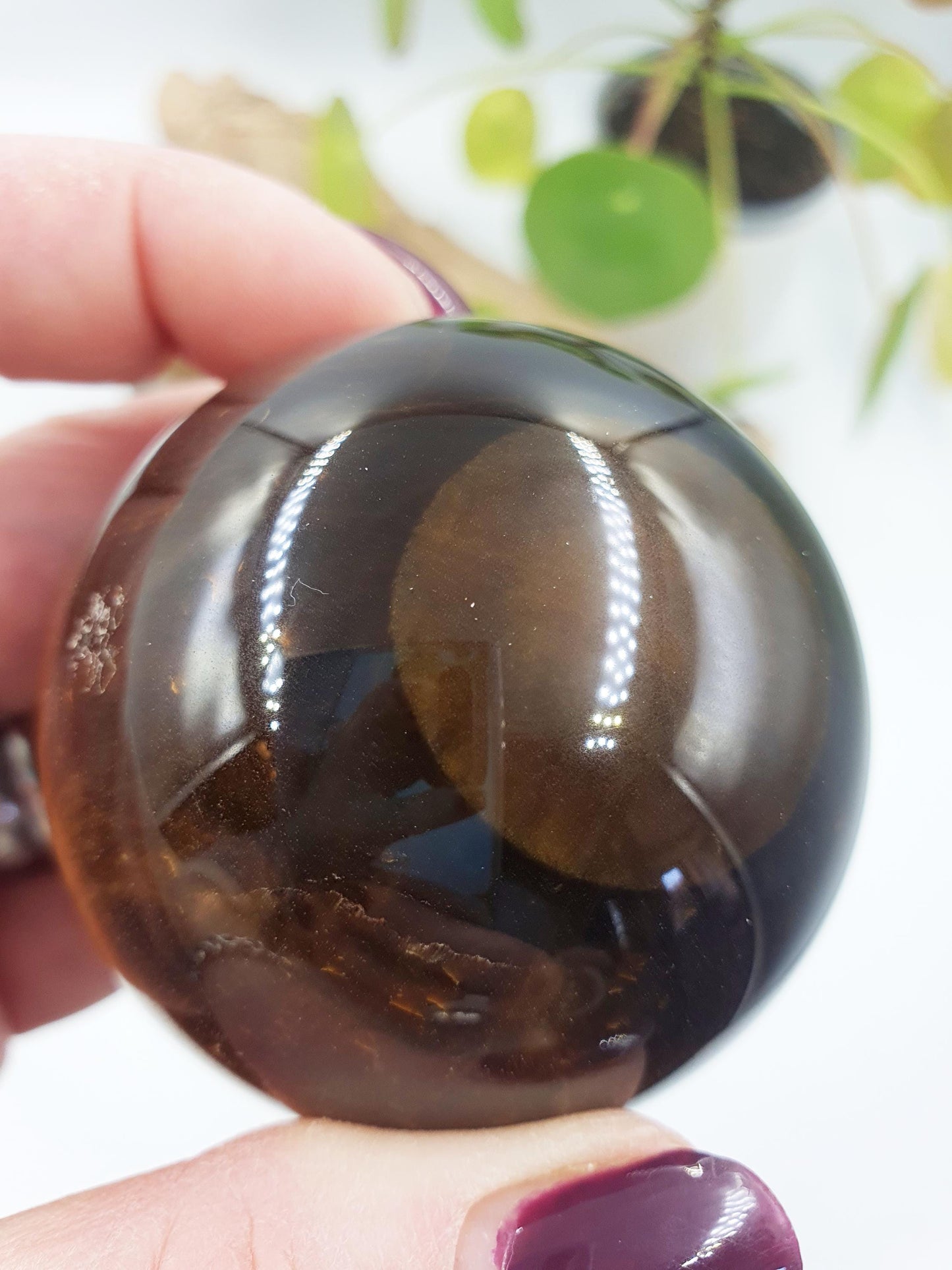 Flashy Yellow Tigers Eye Sphere