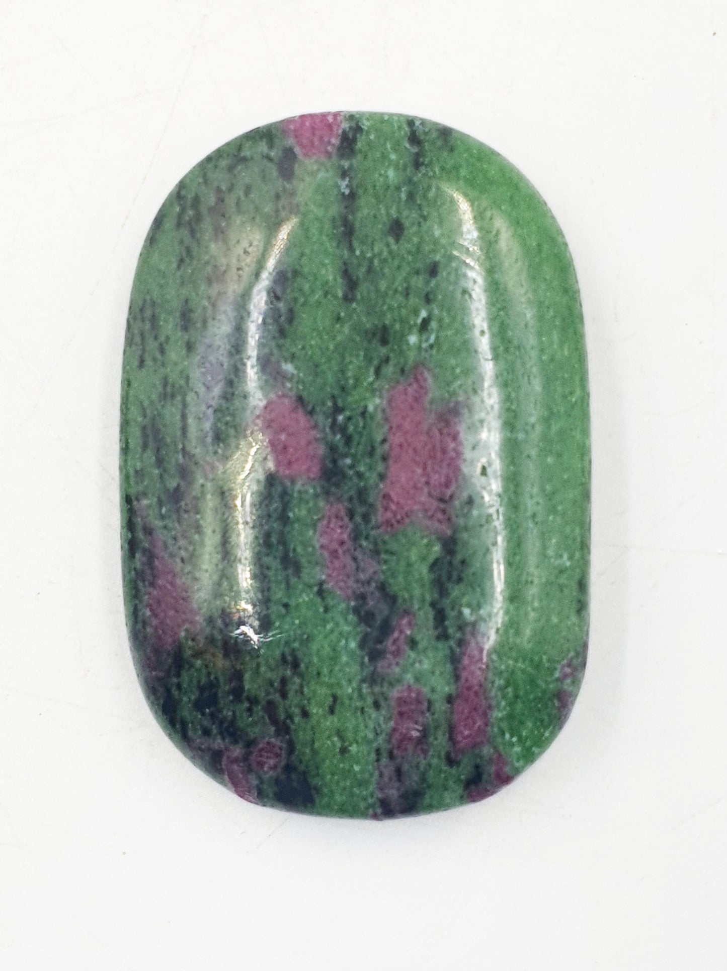 Ruby in Zoisite Palm / Ruby Zoisite Palm Stone / Anyolite Palm / Pocket Crystal / Meditation Palm / Reiki Crystal Palm - 65g