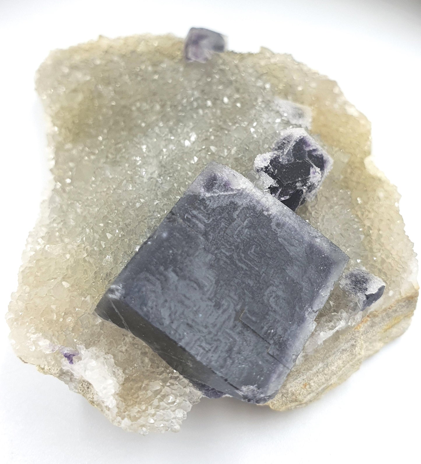 Purple Fluorite Cluster Specimen - 135g