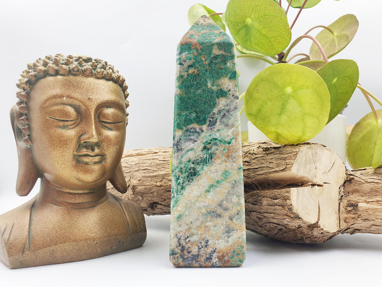 Large Green Aventurine Tower / Green Aventurine Obelisk / Green Aventurine Point / Healing Tower - 755g