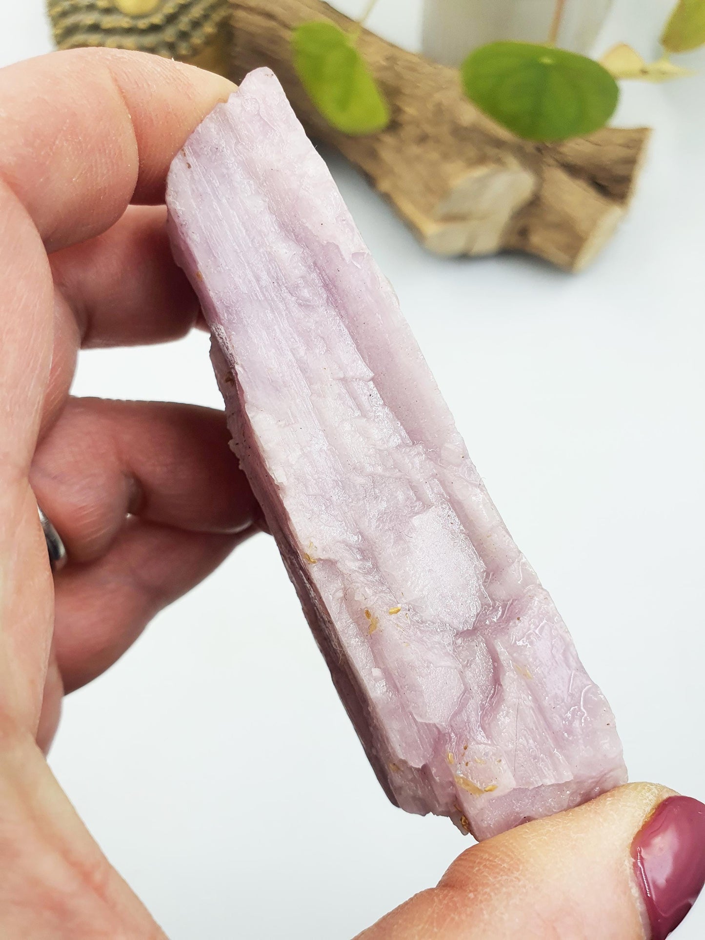 Flashy Raw Kunzite / Natural Kunzite / Kunzite Specimen / Kunzite Chunk / Raw Crystal - 120g